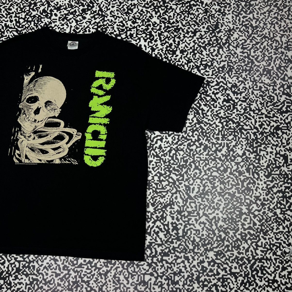 Band Tees Vintage 2006 Rancid Band Rock Skeleton Bones Logo T-shirt Size US L / EU 52-54 / 3 - 3 Thumbnail