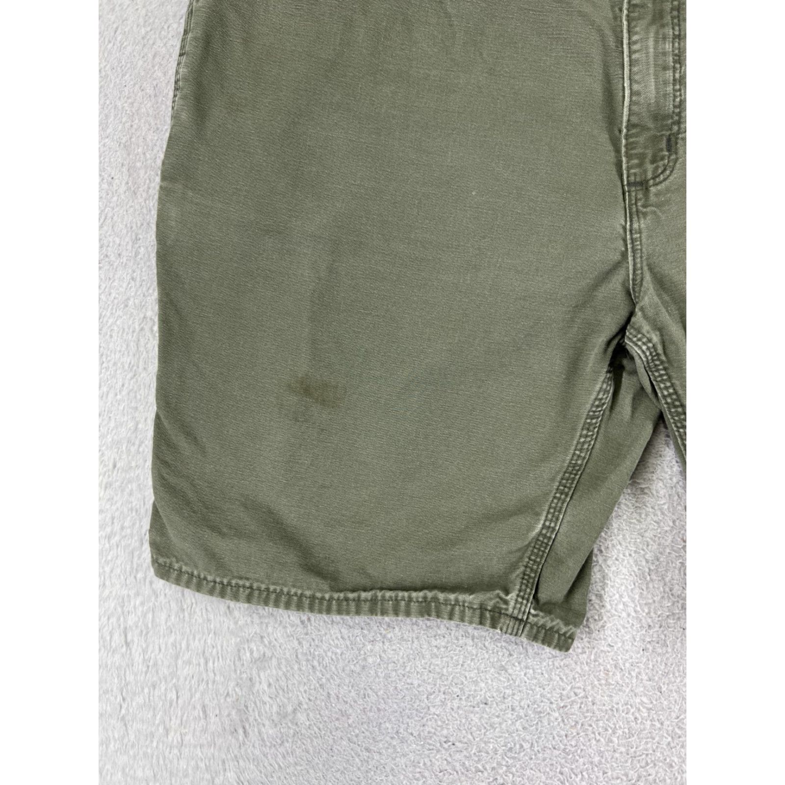 Carhartt VINTAGE Carhartt Shorts Mens 42 Green 100% Cotton Duck Workwear Cargo 9 Inseam Regular Size US 42 / EU 58 - 5 Thumbnail