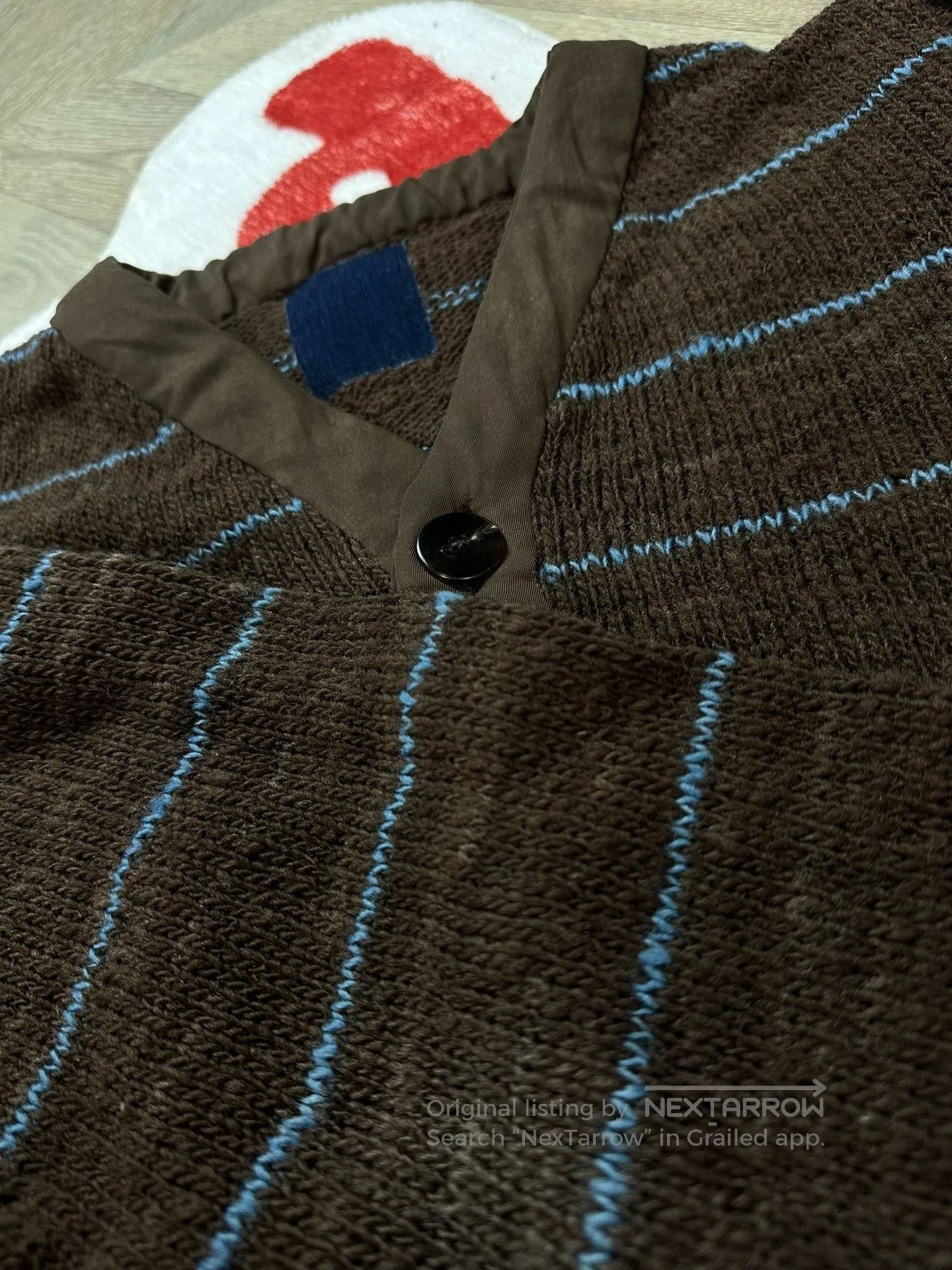 Visvim visvim selmer long cardigan with blue stripes. Size US M / EU 48-50 / 2 - 2 Thumbnail