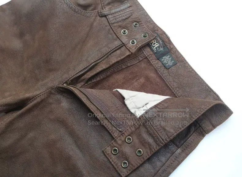 RRL Ralph Lauren RRL Ralph Lauren Vintage distressed denim with crackle-tex Size US 31 - 5 Thumbnail