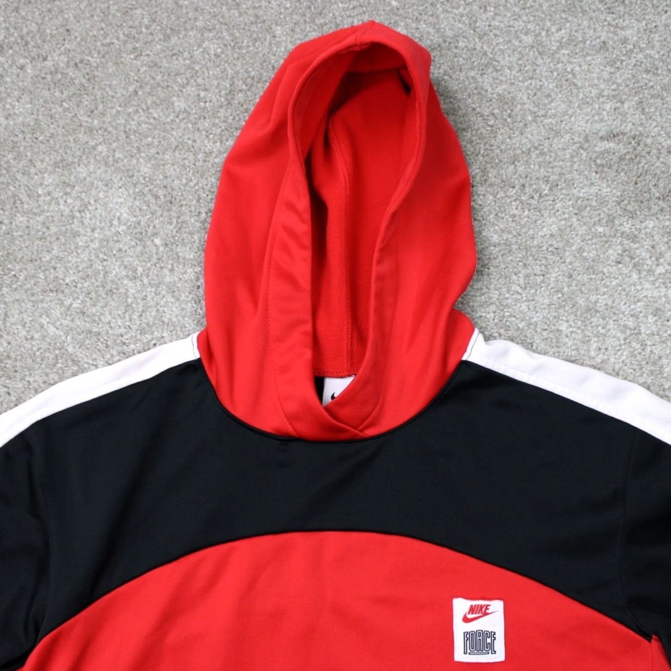 Nike Nike Force Hoodie Mens Medium Red Black Therma Fit Hooded Sweatshirt Size US M / EU 48-50 / 2 - 5 Thumbnail