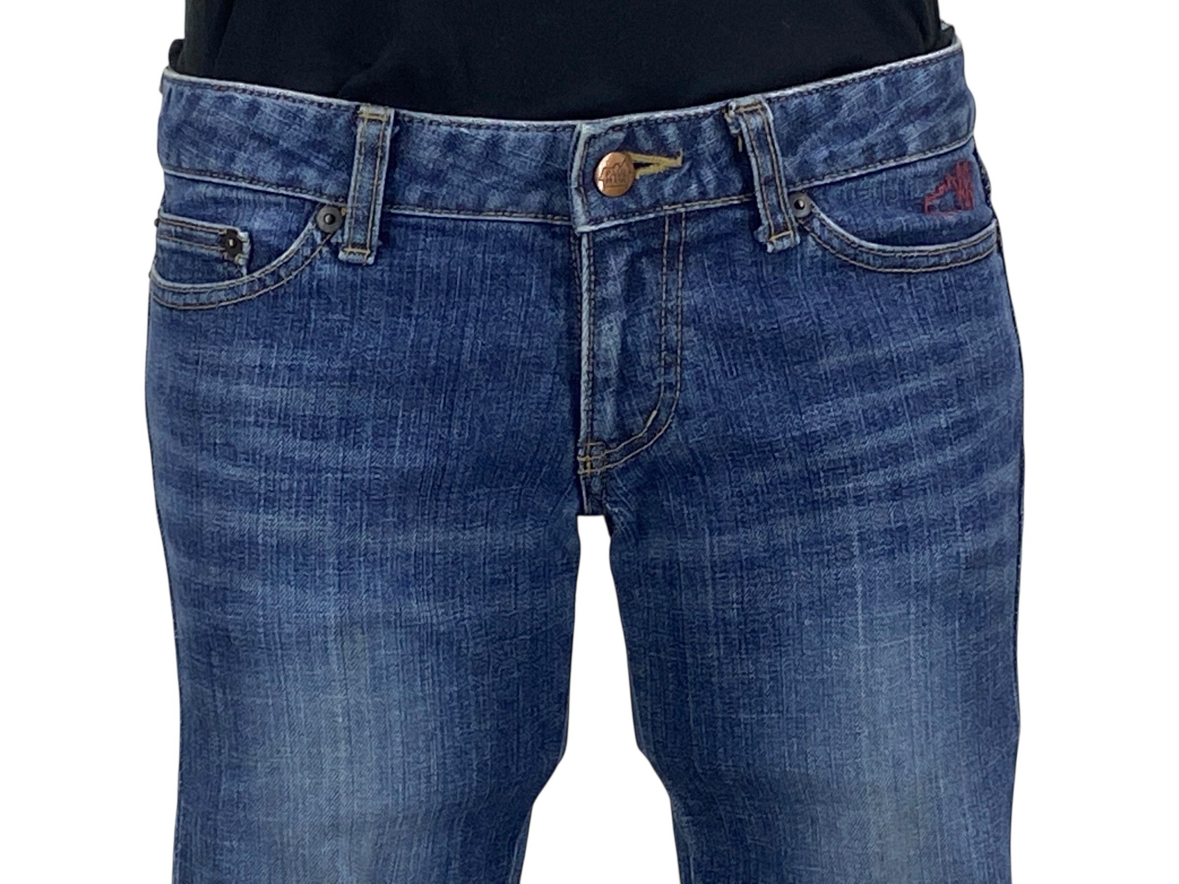 Japanese Brand Paul Frank Denim Flare Jeans Size 26" / US 2 / IT 38 - 3 Thumbnail