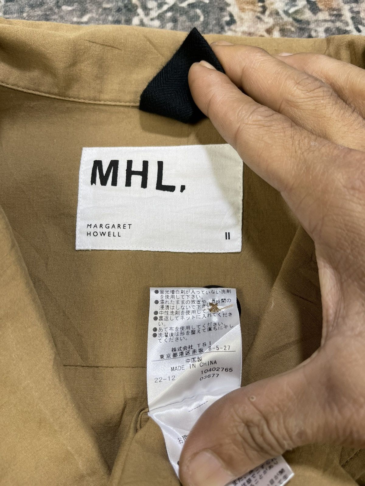 Margaret Howell 23ss Margaret Howell MHL. Sanded Cotton Shirt Size XS / US 0-2 / IT 36-38 - 10 Thumbnail