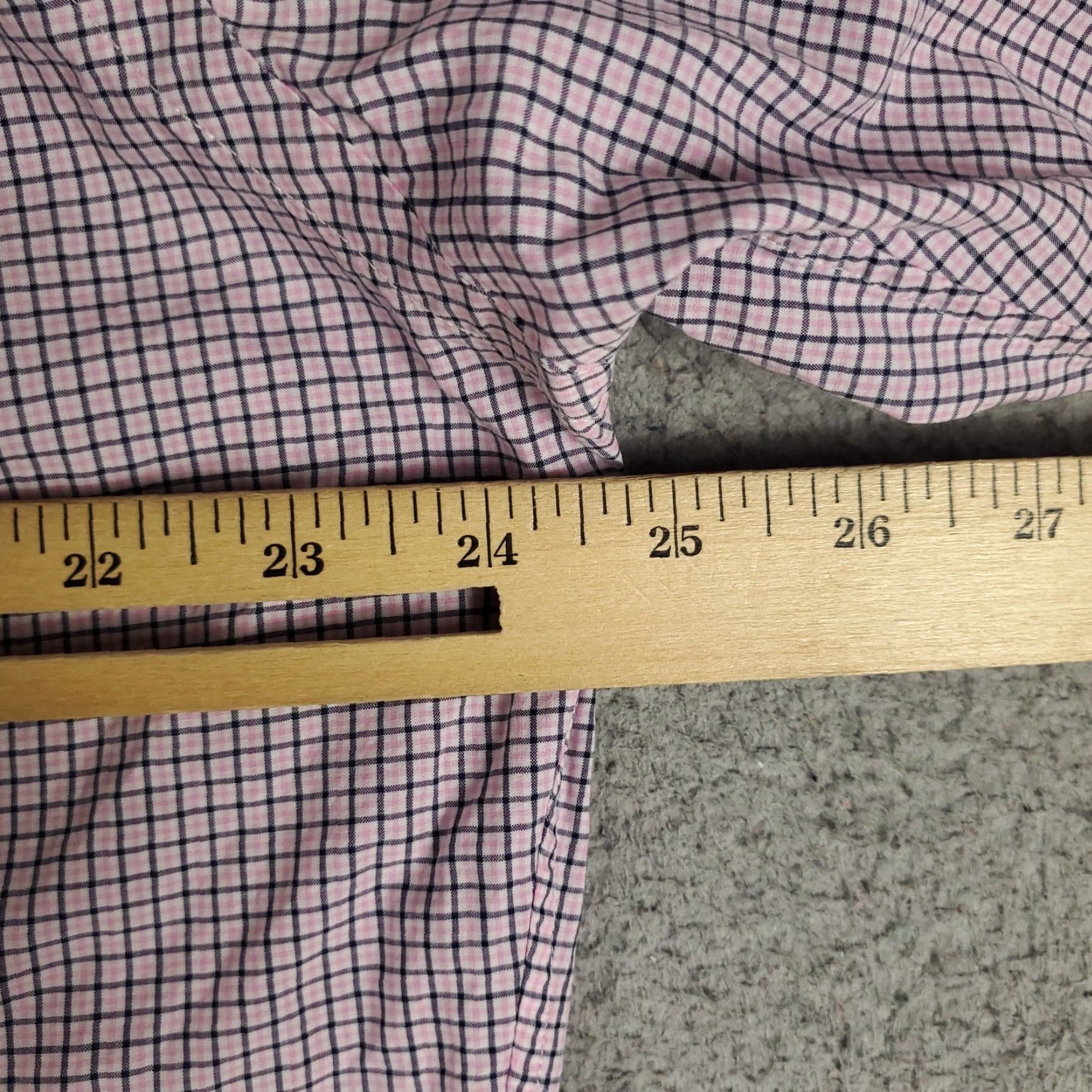 Ralph Lauren Ralph Lauren Dress Shirt Mens Size 16 Blue Pink Check Long Sleeve Button-Up Size 42R - 7 Thumbnail