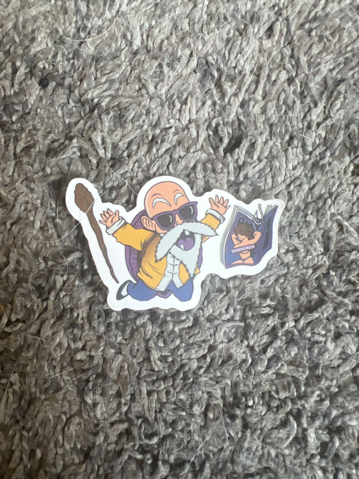 Hypebeast Dragon Ball Master Roshi Sticker Size ONE SIZE - 1 Thumbnail