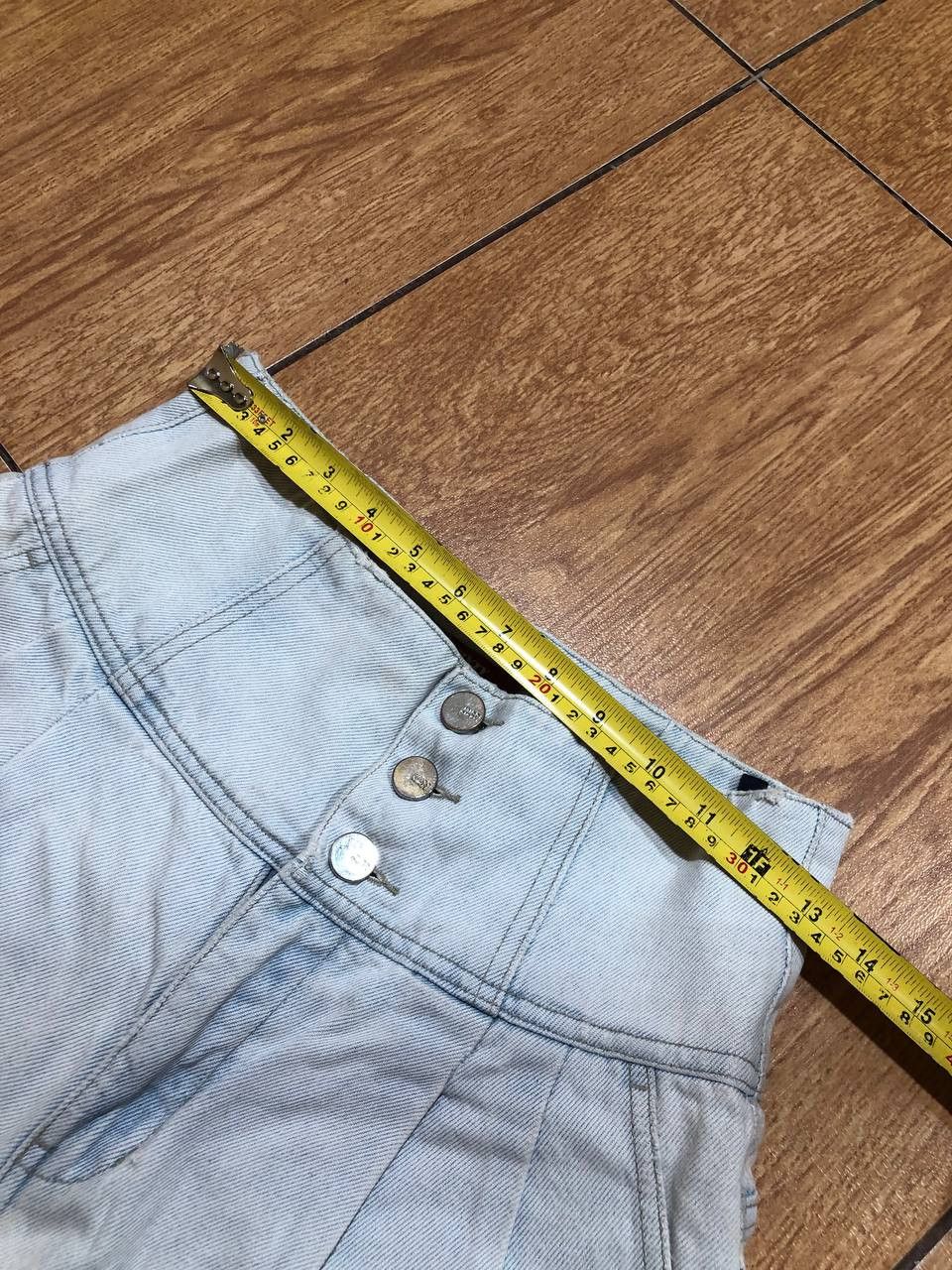 Miss Sixty Women's Rare Vintage Miss Sixty High Waisted Denim Shorts Size 27" / US 4 / IT 40 - 12 Thumbnail