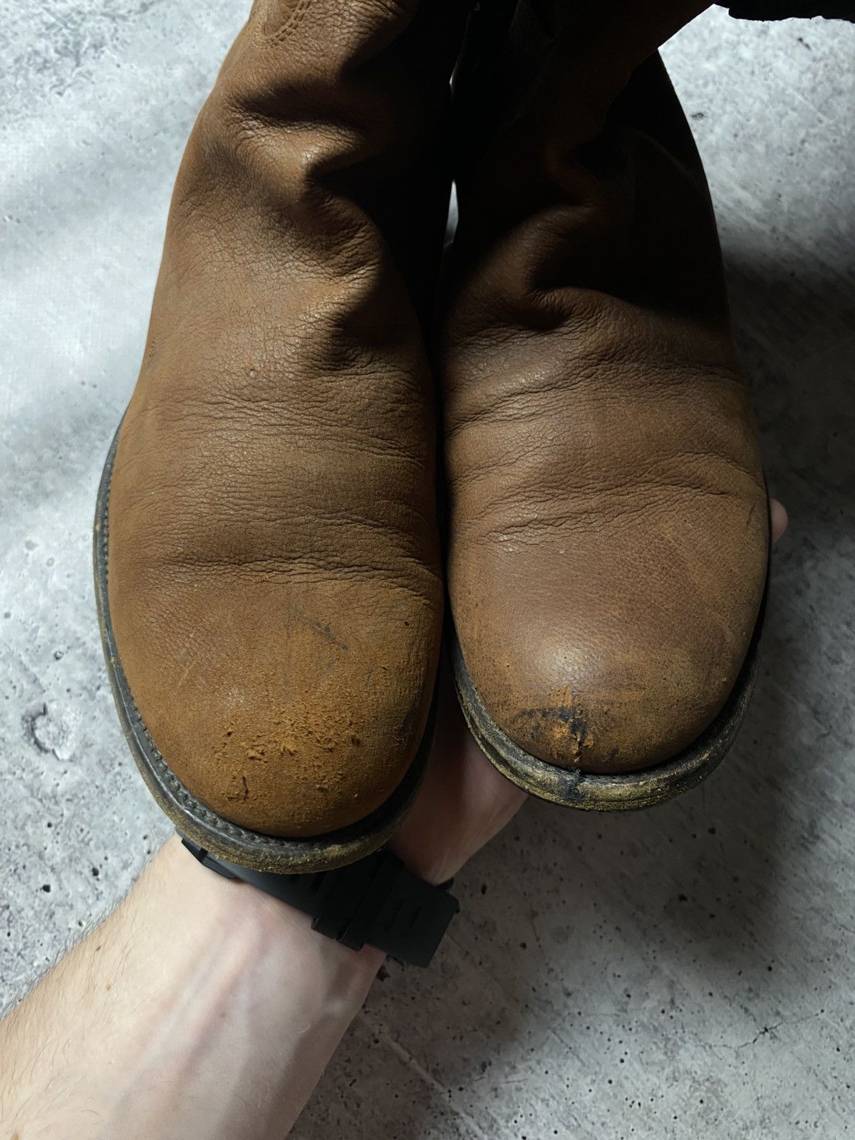 Prada Vintage Prada Riding Leather Boots Size US 8.5 / IT 38.5 - 10 Thumbnail