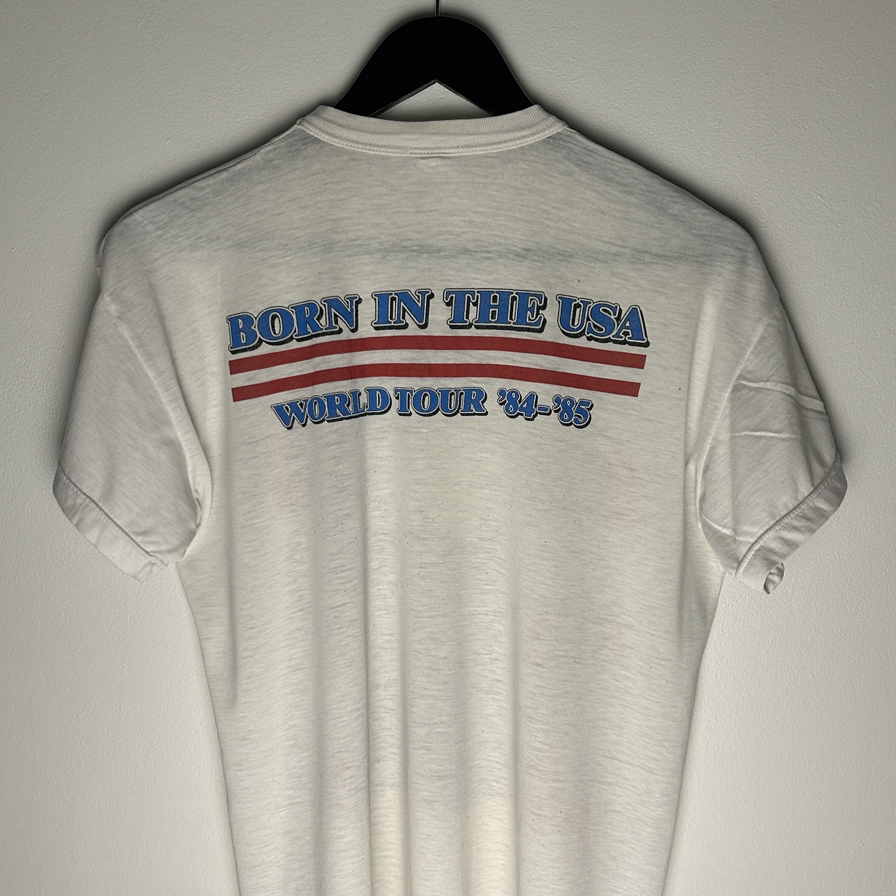 Band Tees Vintage Bruce Springsteen Born In The USA 80’s Band T-shirt Size US XL / EU 56 / 4 - 4 Thumbnail