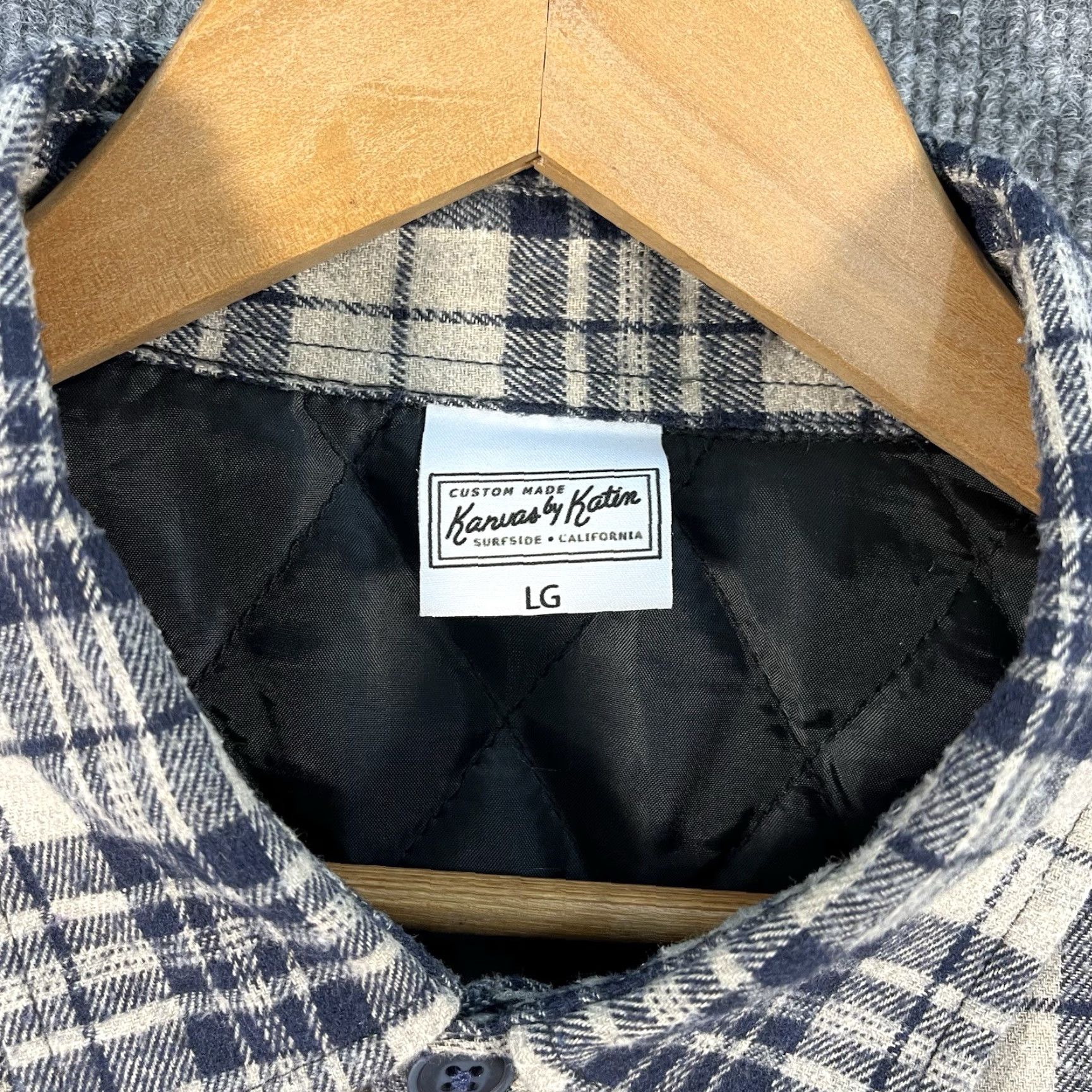 Katin Vtg Katin Kanvas Shacket Flannel Jacket Mens Large Surf Quilt Lined Plaid Size US L / EU 52-54 / 3 - 4 Thumbnail