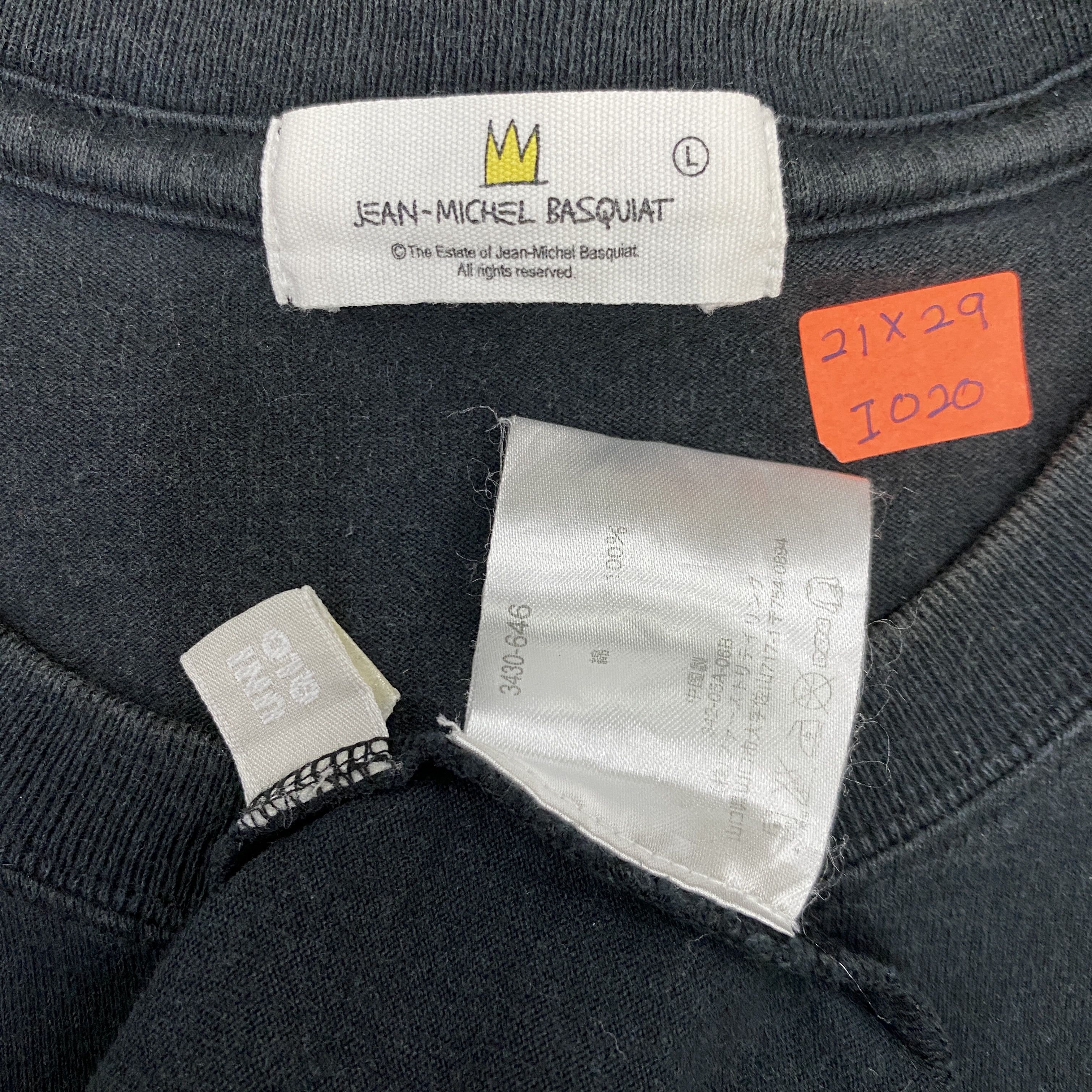 Jean Vintage Jean Michel Basquiat Art T-shirt - I020 Size US L / EU 52-54 / 3 - 5 Thumbnail