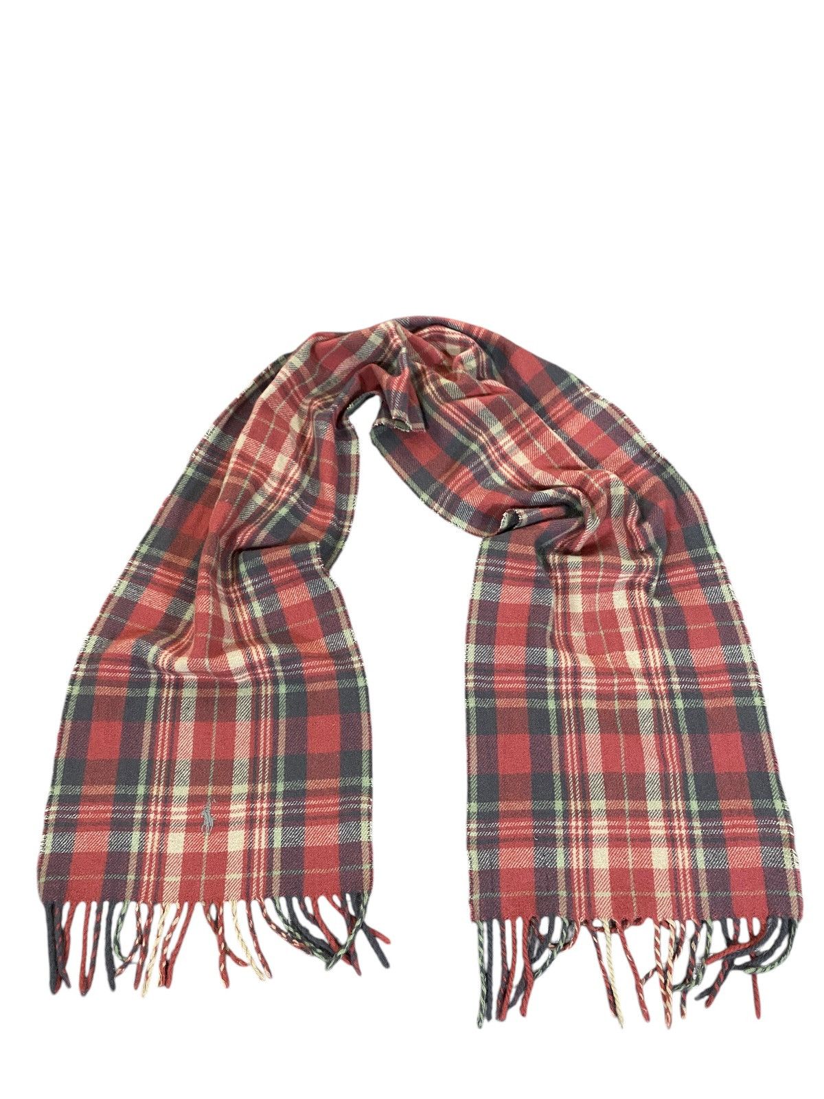 Polo Ralph Lauren × RRL Ralph Lauren × Ralph Lauren Vintage Polo Ralph Lauren Plaid Scarf OS Size Size ONE SIZE - 1 Thumbnail