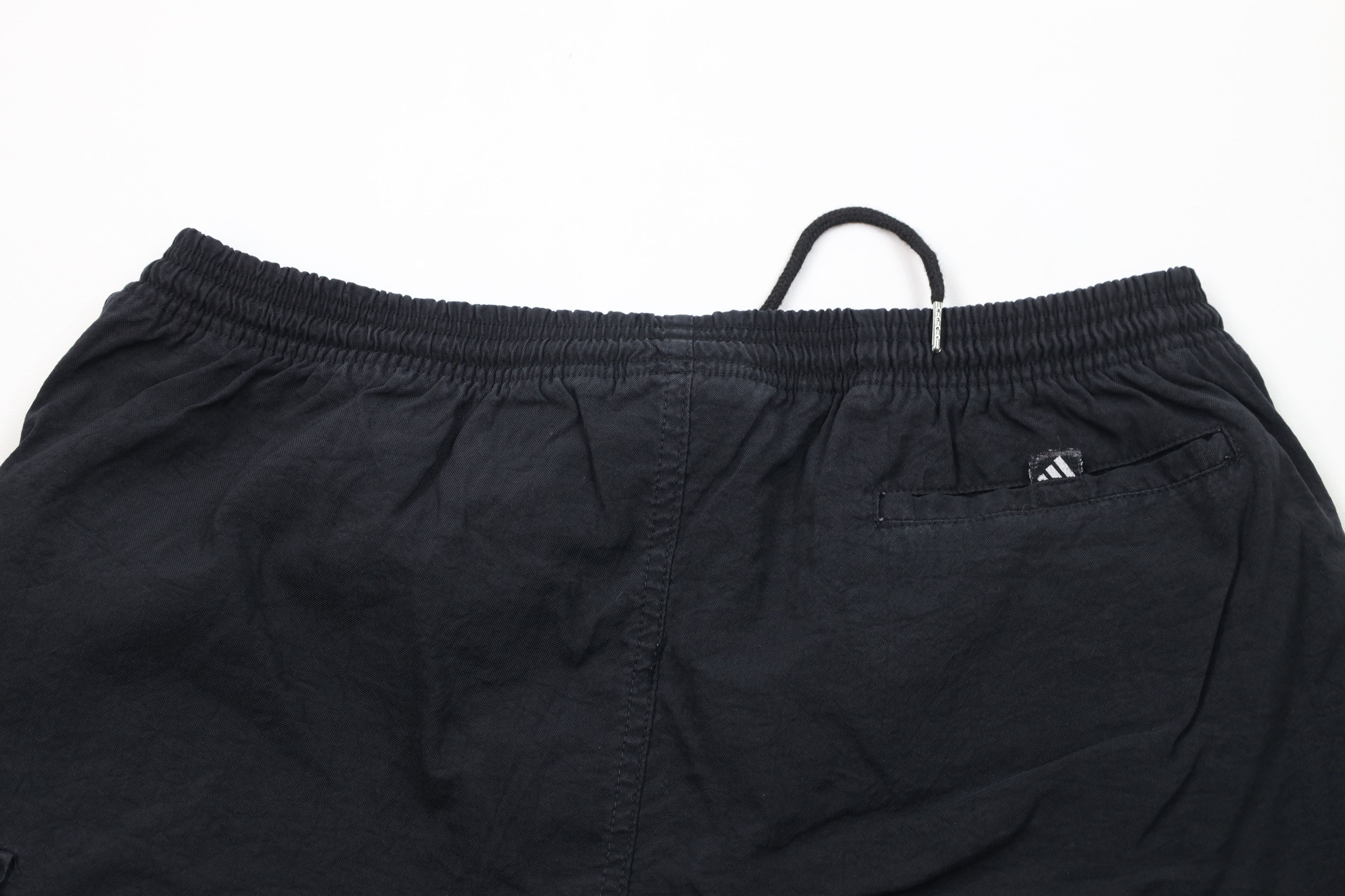 Adidas Vintage 90s Adidas Striped Cargo Shorts Black Polyester Size US 36 / EU 52 - 11 Thumbnail