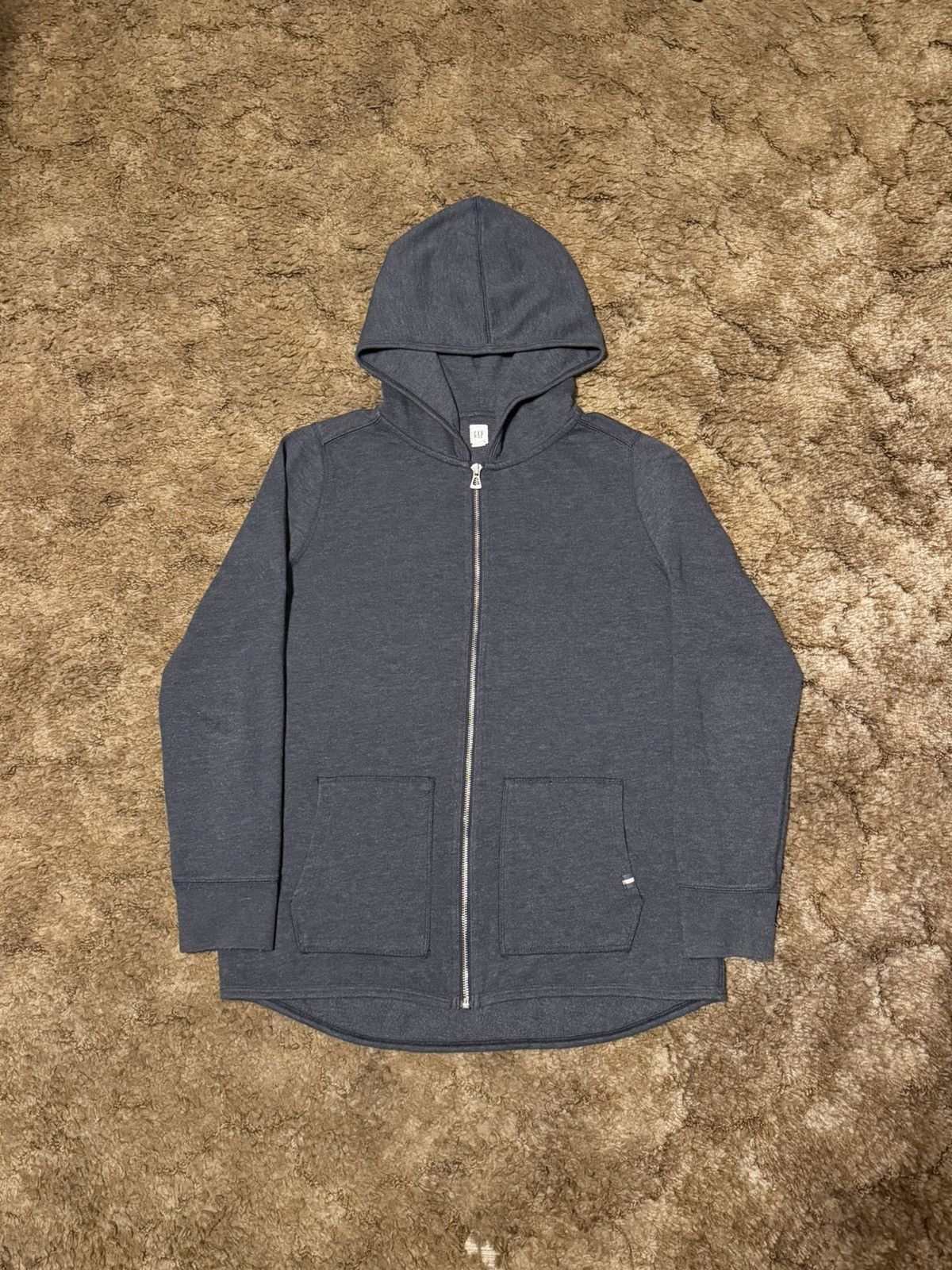 Gap Vintage Y2K Gap Full Zip Hoodie Grey Medium Size US M / EU 48-50 / 2 - 1 Thumbnail