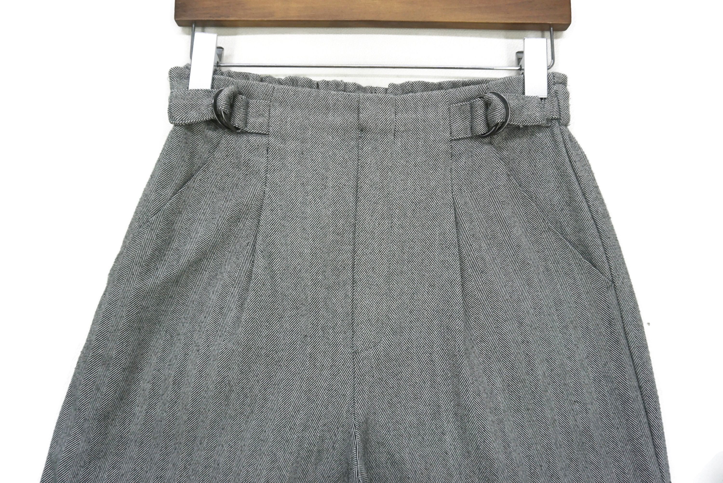 Japanese Brand GU Pants Size W26xL27 Wide Leg Baggy Cropped Trousers Size 26" / US 2 / IT 38 - 3 Thumbnail