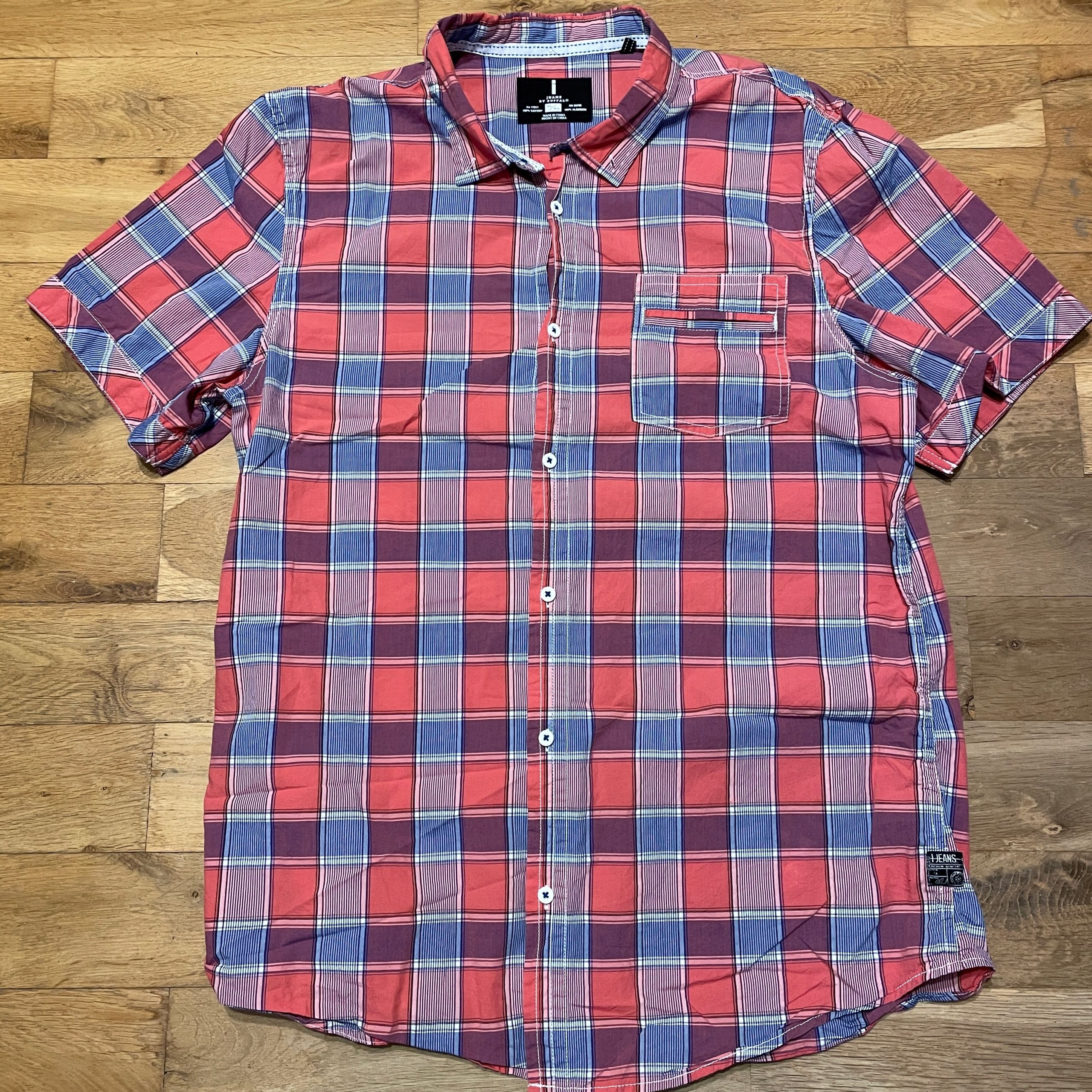 Buffalo David Bitton BUFFALO JEANS MEN'S FASHIONABLE SHIRT SUMMER Size XL Size US XL / EU 56 / 4 - 1 Thumbnail