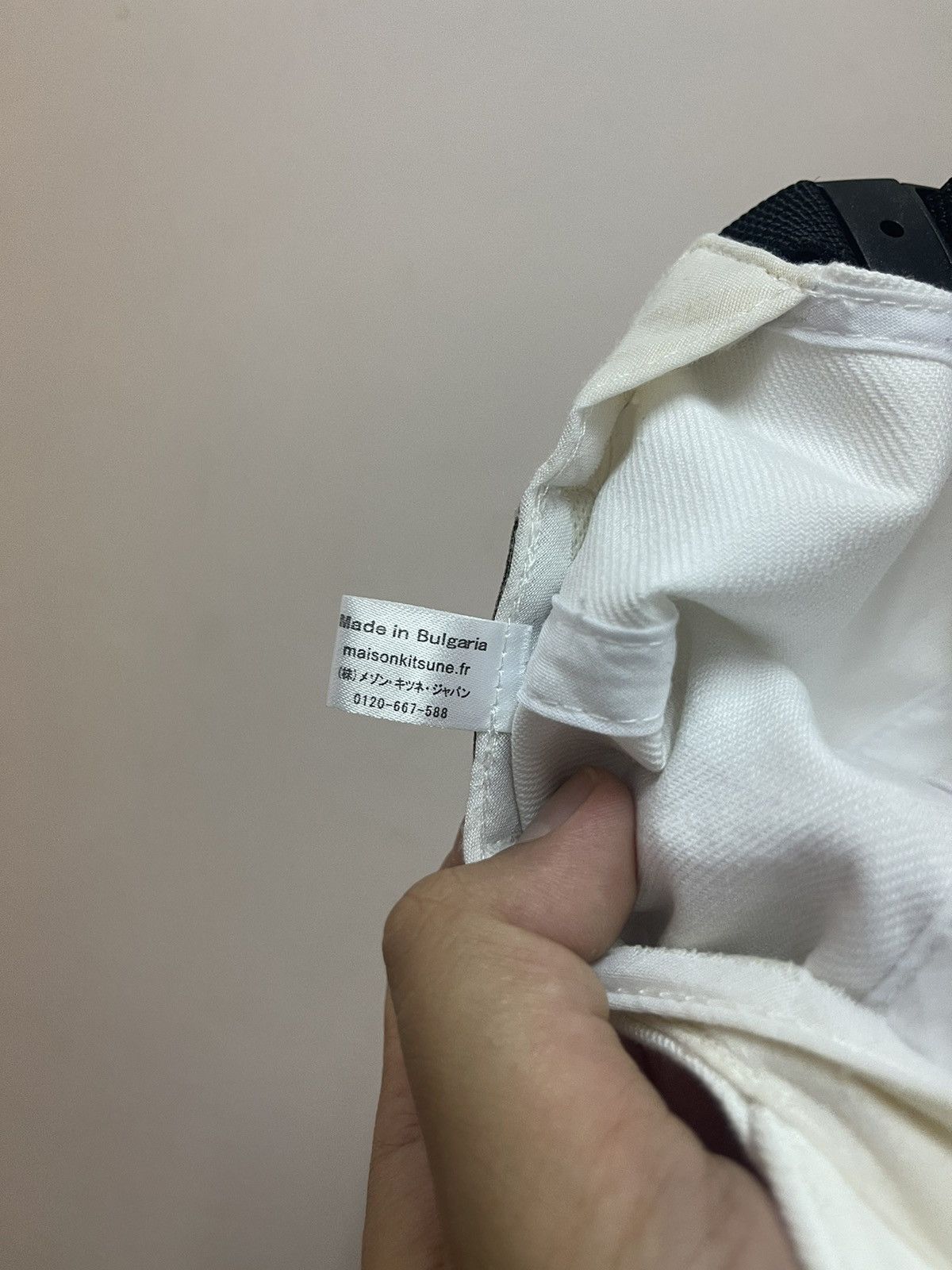Designer × Maison Kitsune Maison Kitsune Large Fox Head Cap Size ONE SIZE - 10 Thumbnail