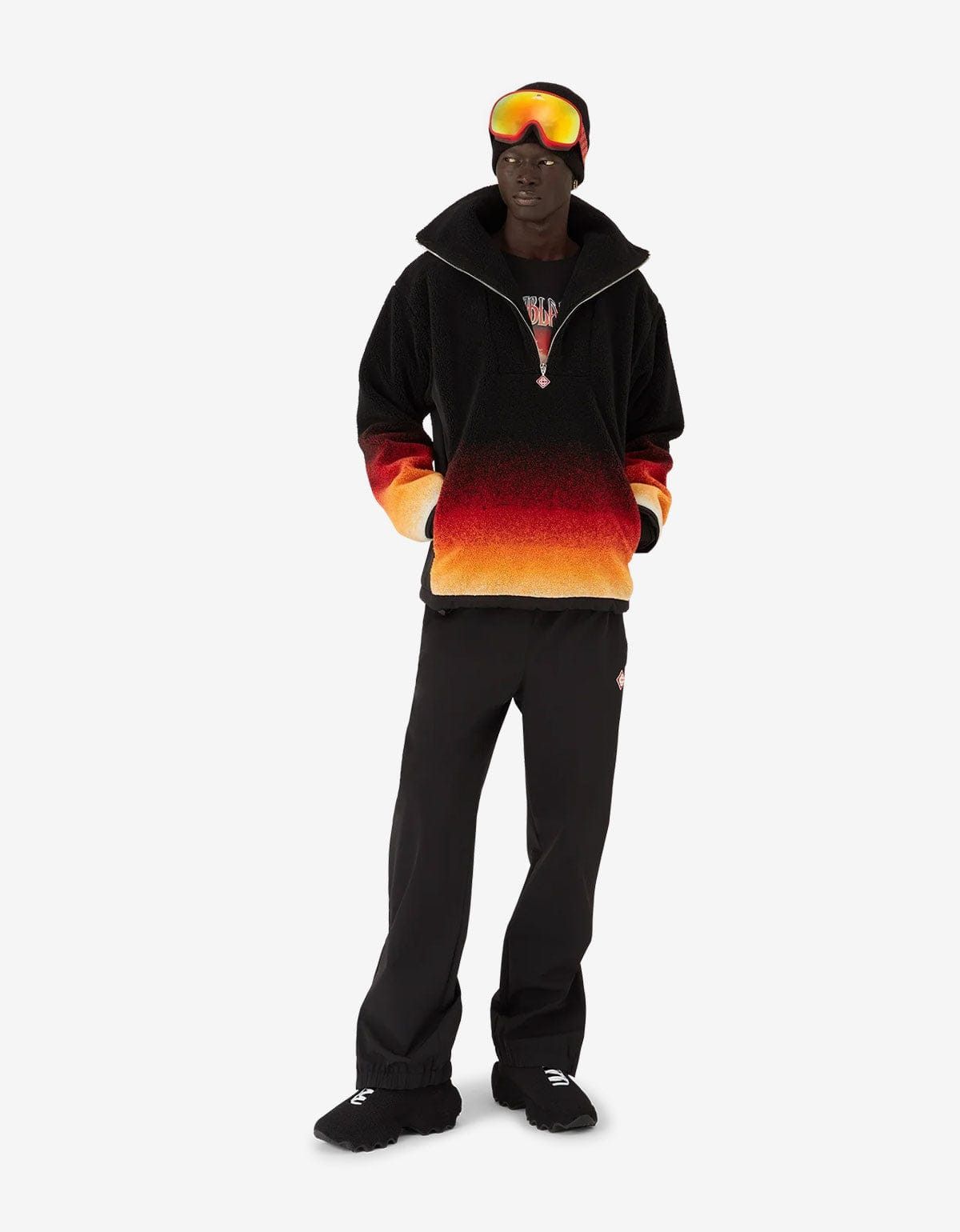 Casablanca Casablanca Black Gradient Fleece Jacket Size US S / EU 44-46 / 1 - 6 Thumbnail