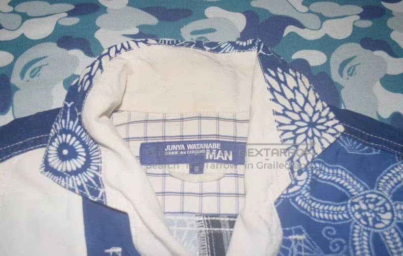 Junya Watanabe Junya Watanabe MAN CDG 15SS Patchwork Shirt. Size US S / EU 44-46 / 1 - 4 Thumbnail