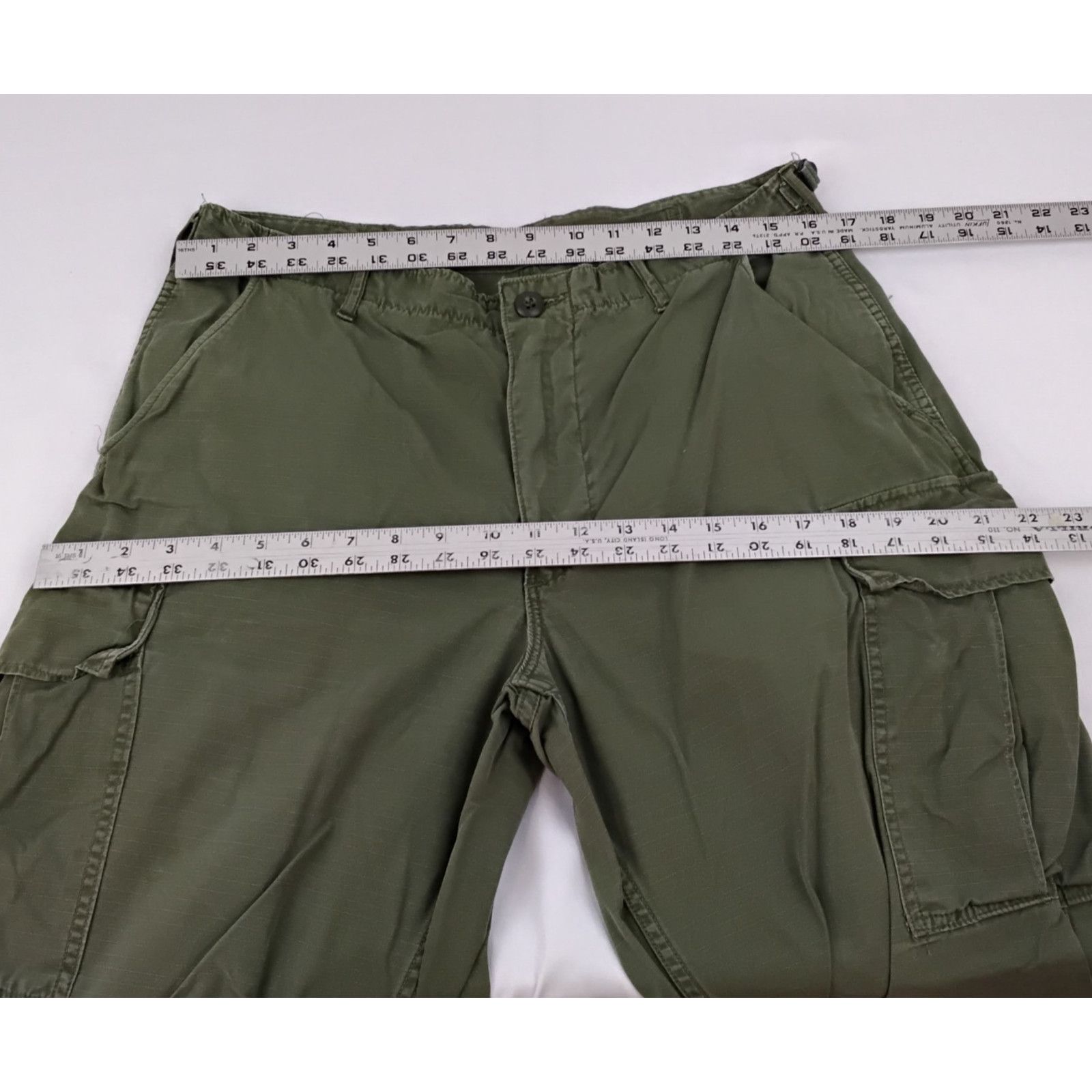 Other US Army OG-107 Class 1 Tropical Pants Men's M Green Vietnam Size US 34 / EU 50 - 7 Thumbnail