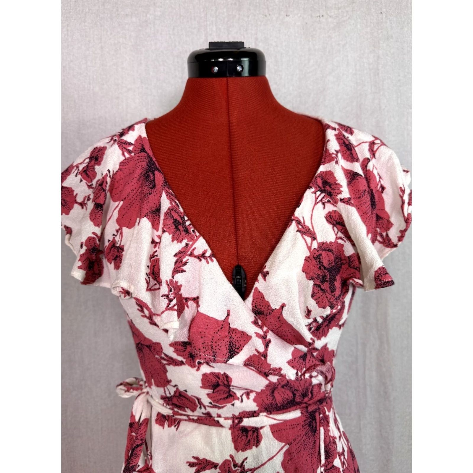 Free People Free People Womens Mini Dress Size S French Quarter Wrap Adjustable Multicolor D868 Size S / US 4 / IT 40 - 2 Thumbnail