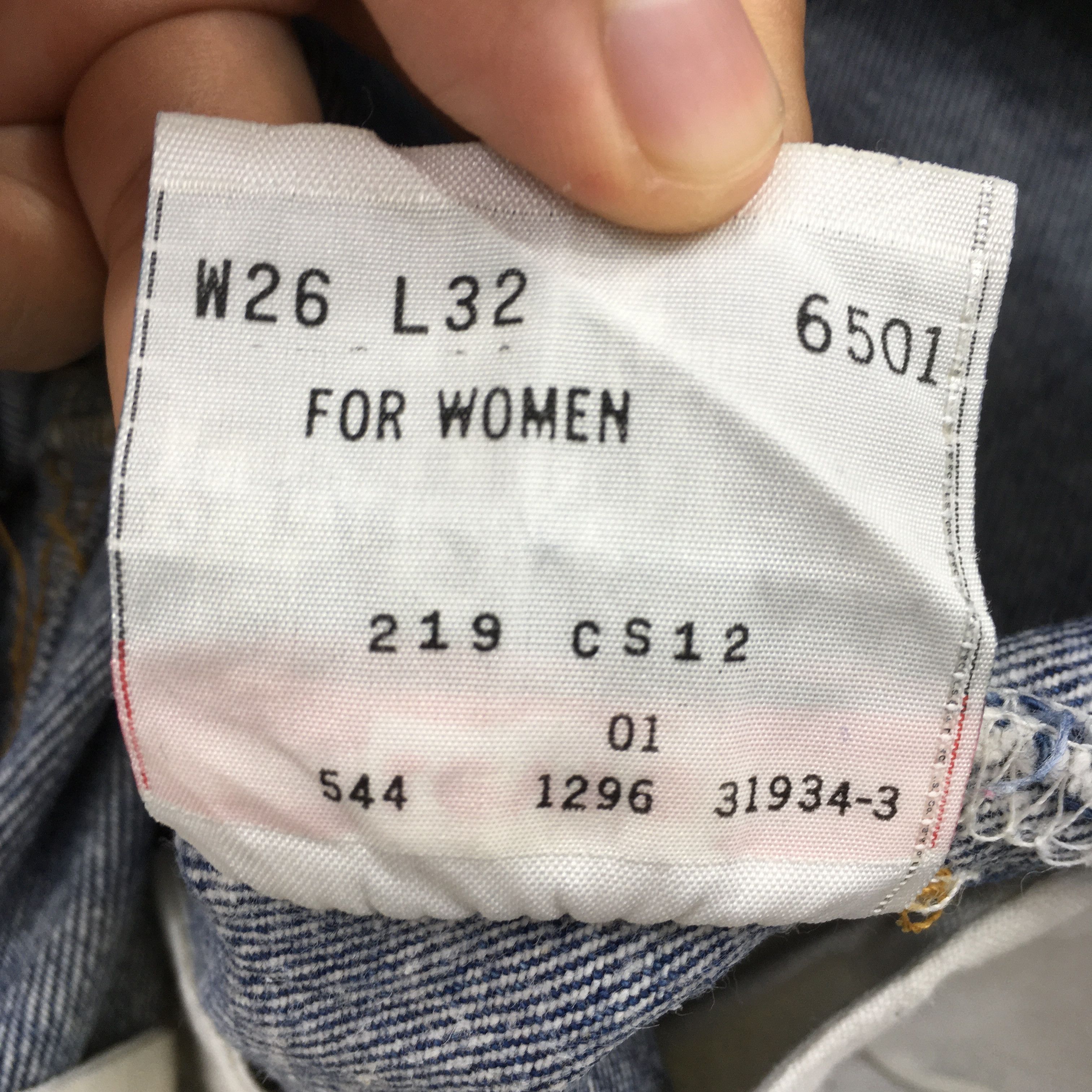 Levi's Size 24x27 Vintage 80s Levi's 501 Faded Blue Jeans S839 Size 24" / US 00 / IT 34 - 14 Thumbnail