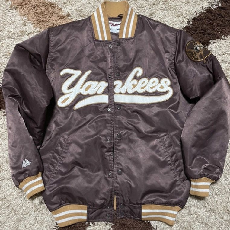 New York Yankees 90’s Majestic Starter satin Bomber Jacket