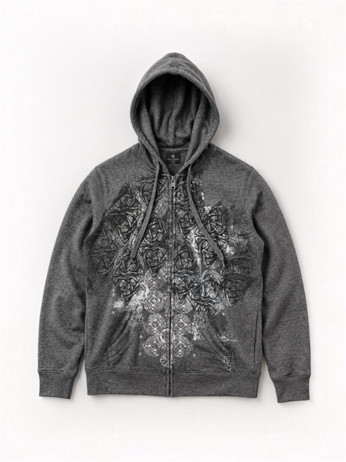 Japanese Brand Maurice Crazy Gothic Poem Punk Rock Hoodie Size M / US 6-8 / IT 42-44 - 1 Thumbnail