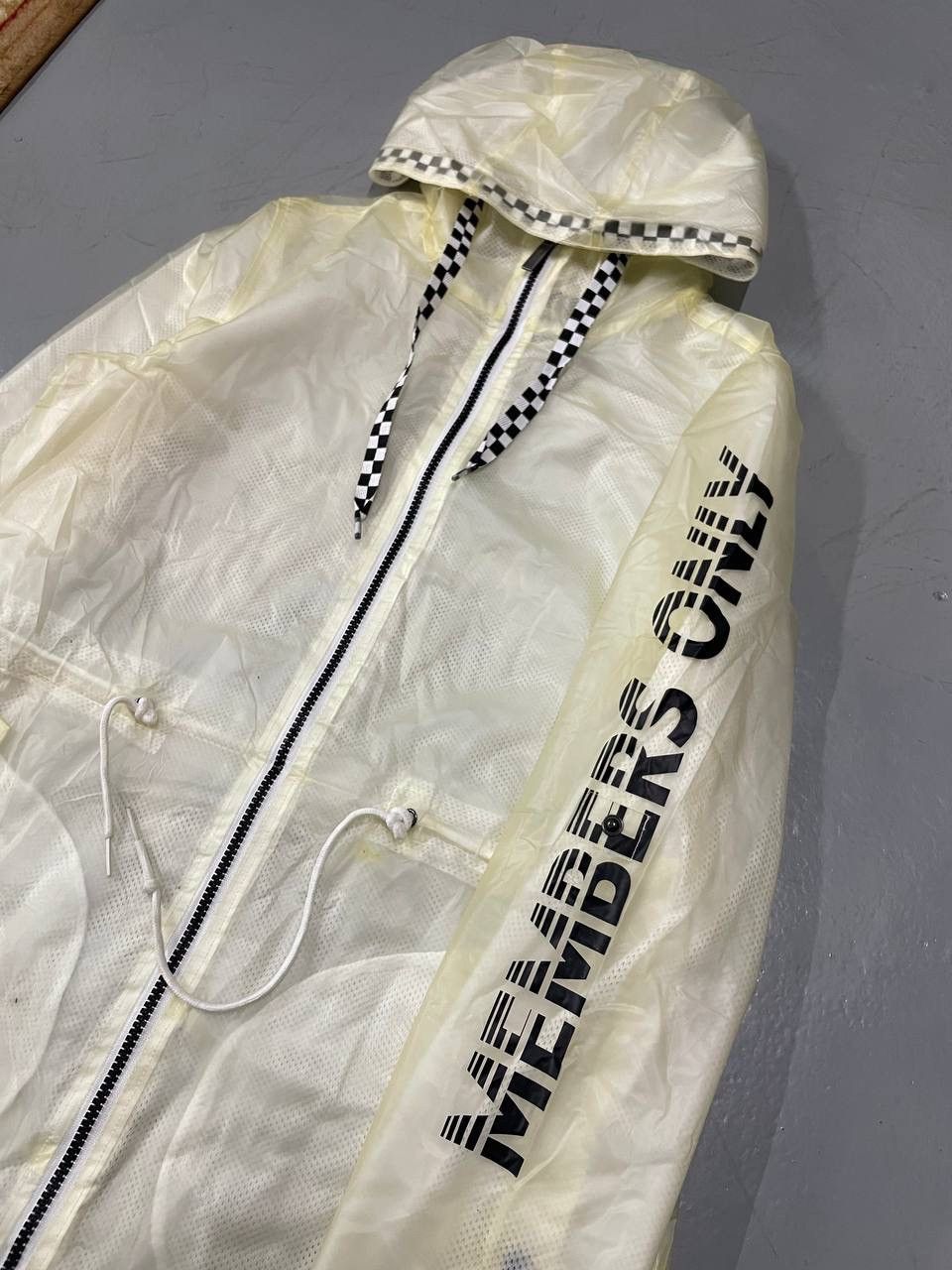 Seditionaries MEMBER ONLY TRANSPARENT WINDBREAKER Size US S / EU 44-46 / 1 - 7 Thumbnail