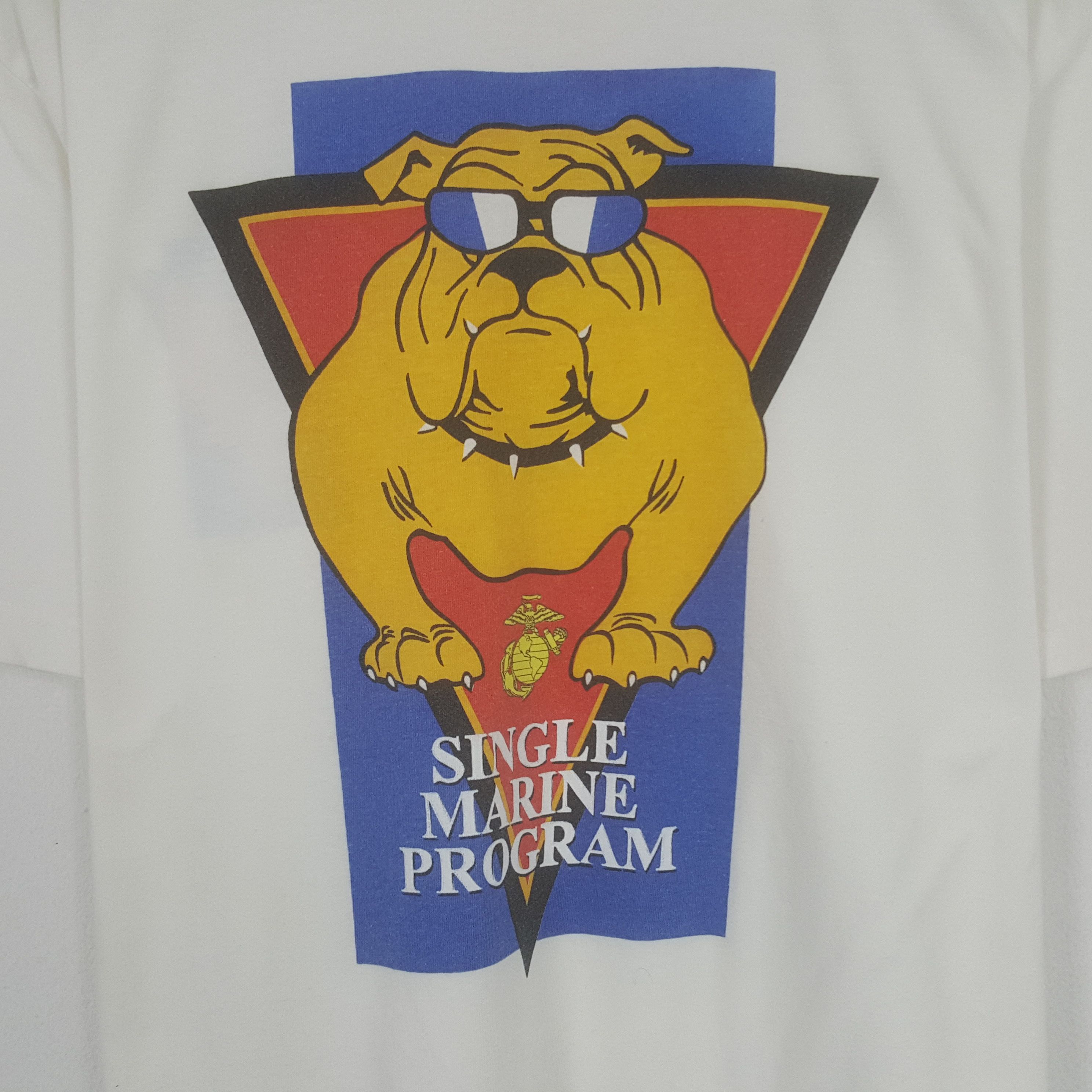 Vintage Vintage Single Marine Program Tshirt Size US XL / EU 56 / 4 - 2 Thumbnail