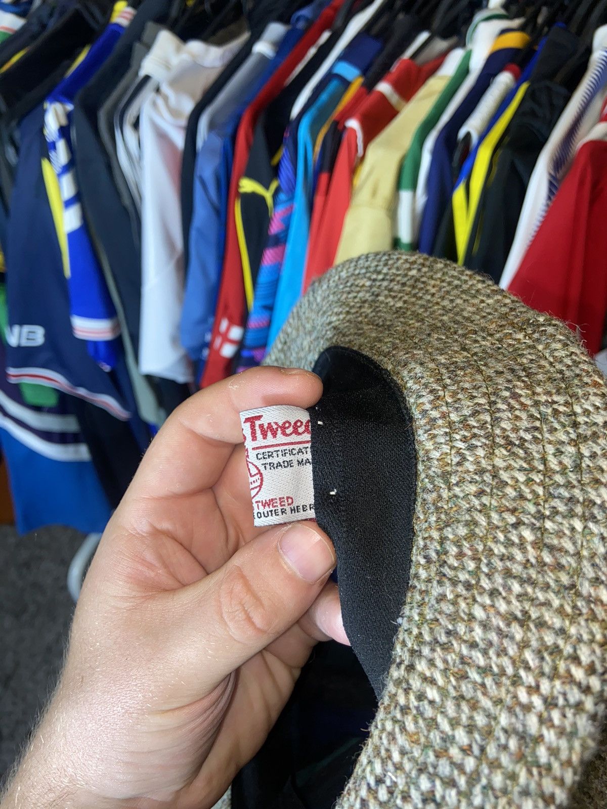 Harris Tweed × Vintage HARRIS TWEED VINTAGE ENGLAND MENS 100% WOOL HAT Size ONE SIZE - 7 Thumbnail