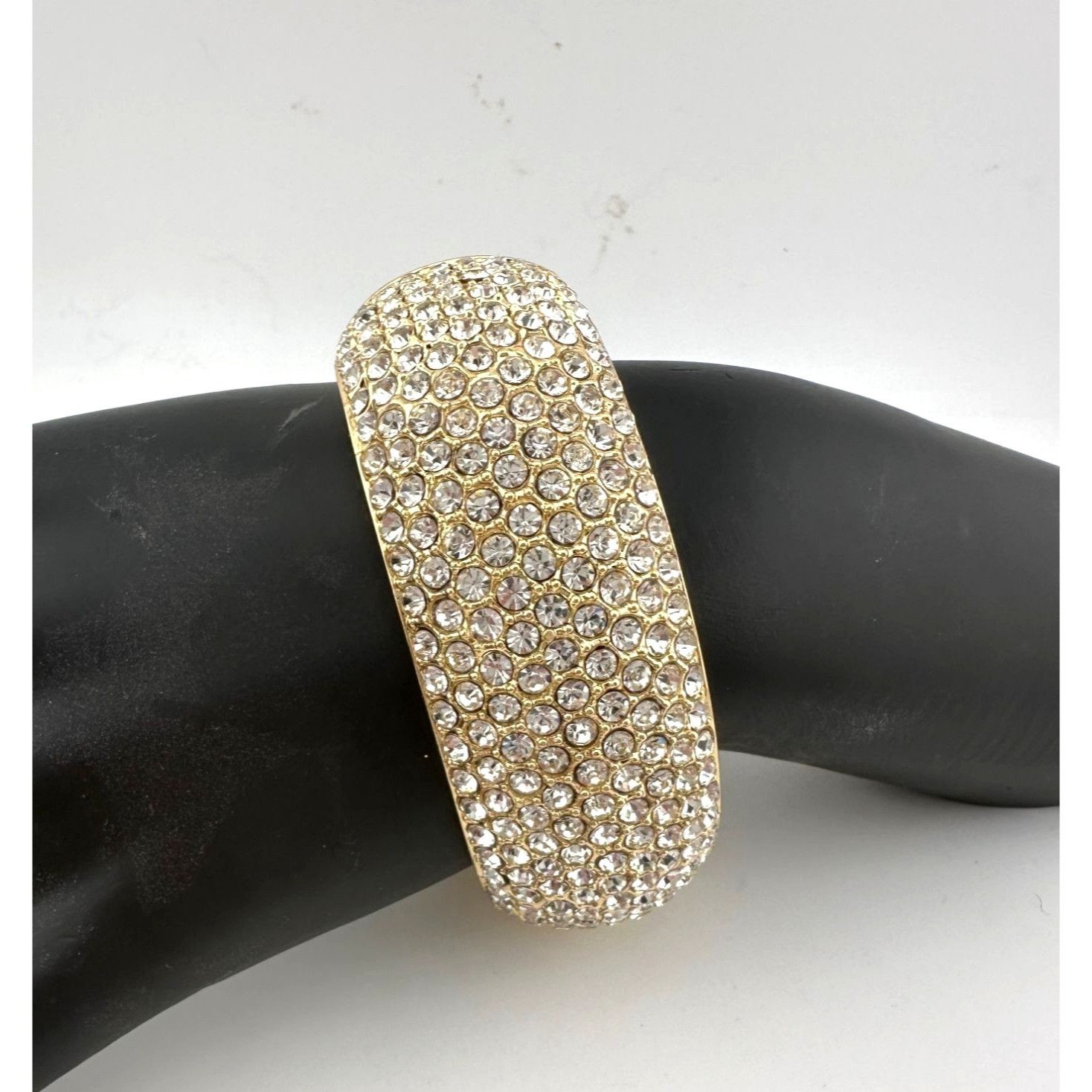 Other Wide Rhinestone Bangle Bracelet Size ONE SIZE - 12 Thumbnail