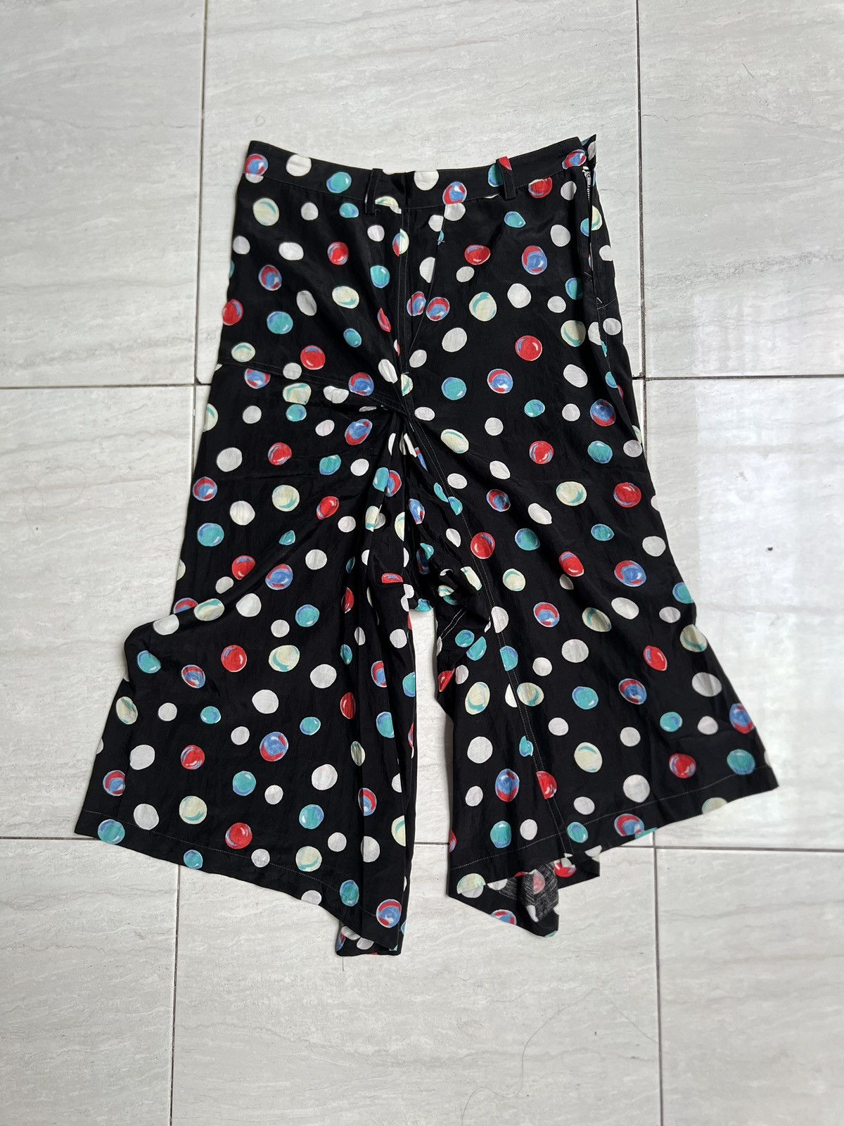 YOHJI YAMAMOTO Polkadot Motive Pants