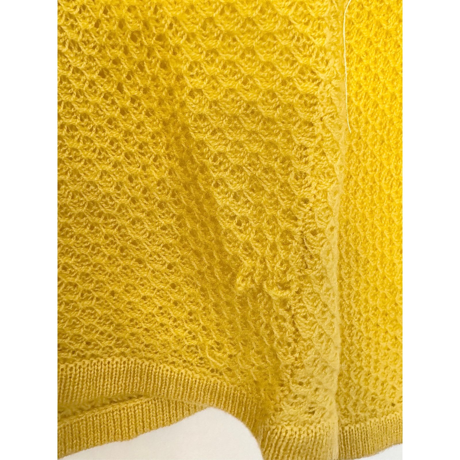 The Elder Statesman The Elder Statesman Tangled Stitch Cardigan in Sunbeam Size S / US 4 / IT 40 - 6 Thumbnail