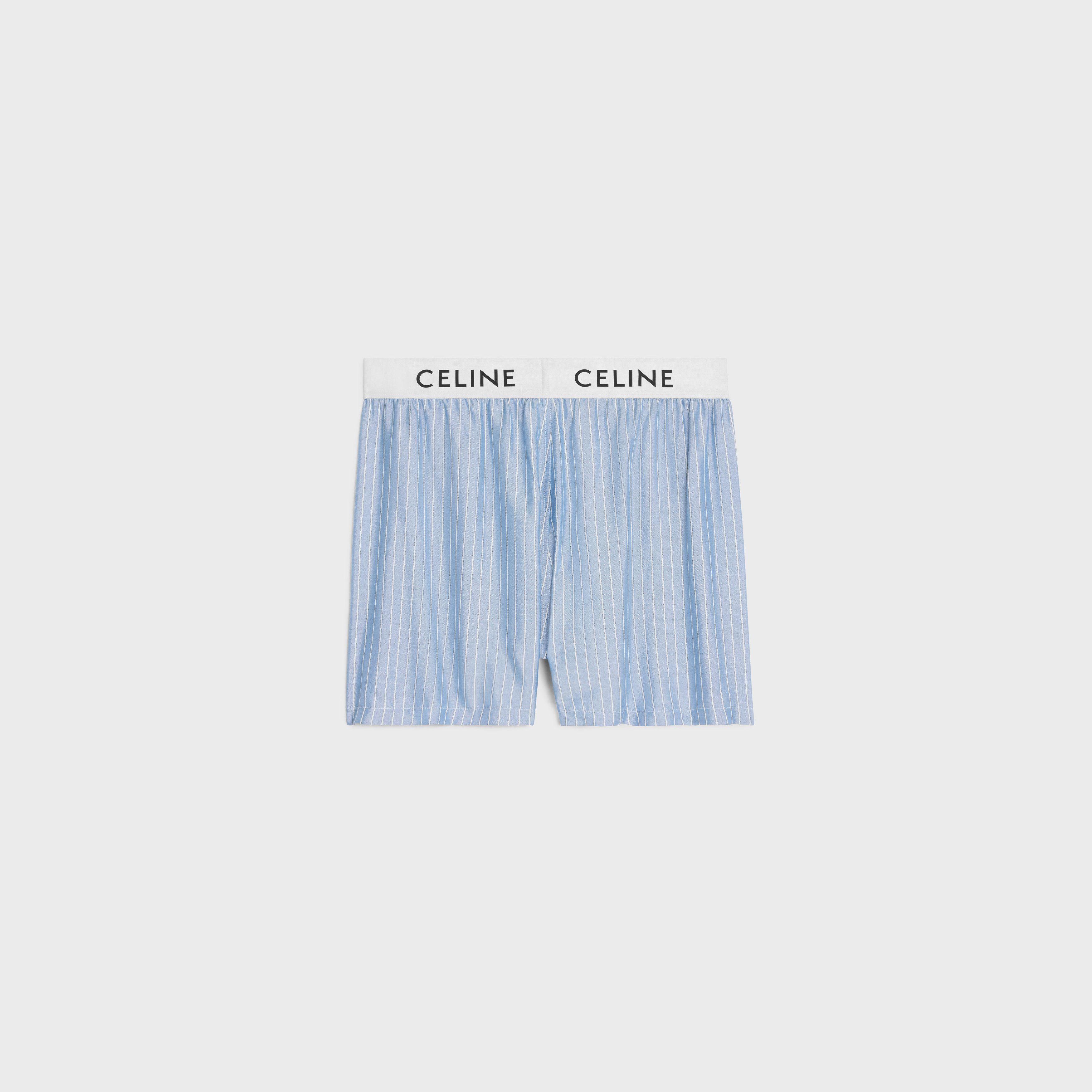 Celine o1bcso1str0925 2Z055157N Boxer Short in Blue Ciel/Craie Size US 36 / EU 52 - 2 Thumbnail