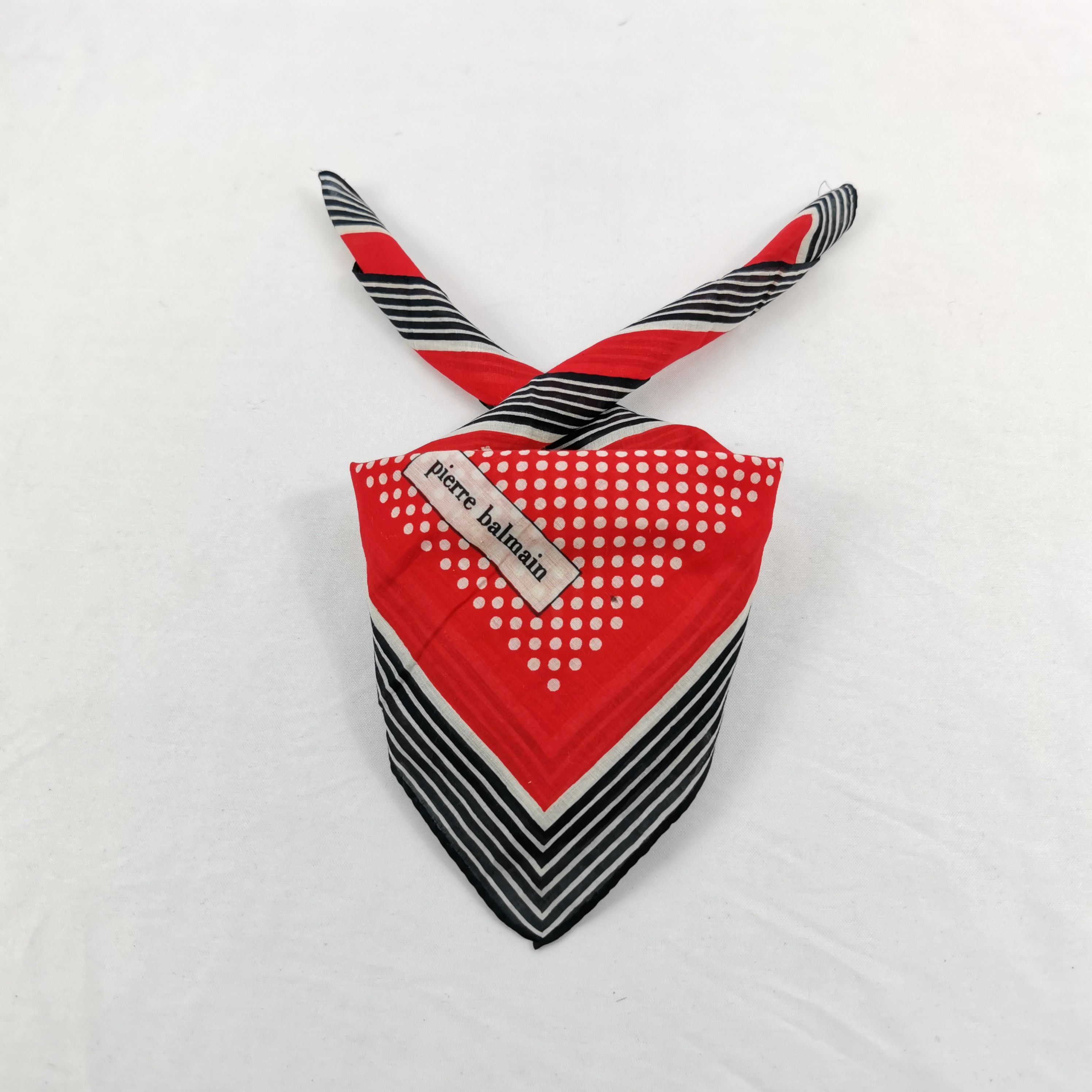 Japanese Brand Vintage Pierre Balmain Handkerchief Neckerchief Bandana Size ONE SIZE - 1 Thumbnail