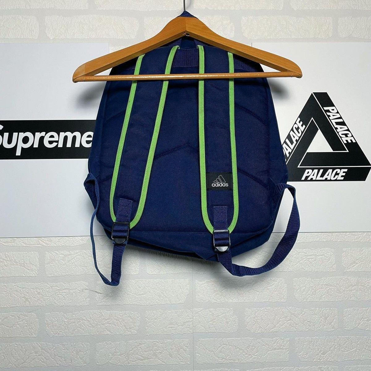 Adidas × Vintage 💥Offers💥Adidas Vintage Y2K Backpack Big Logo Rare Hype Size ONE SIZE - 2 Thumbnail
