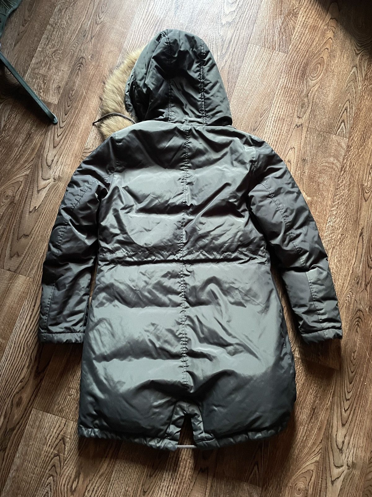 Burberry Burberry Brit Green Puffer Jacket Coat With Fur Size M / US 6-8 / IT 42-44 - 15 Thumbnail
