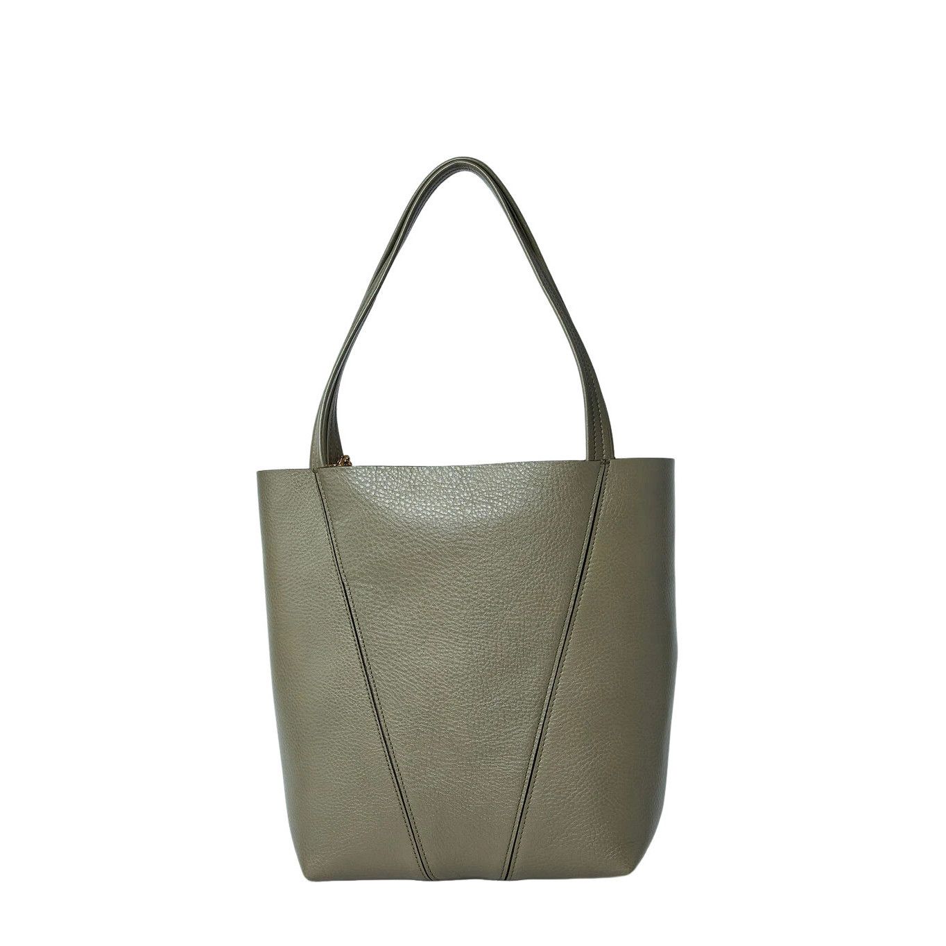 Chloe Chloe Medium Spin Aloe Green Grained Leather Tote Bag New & Size ONE SIZE - 2 Thumbnail
