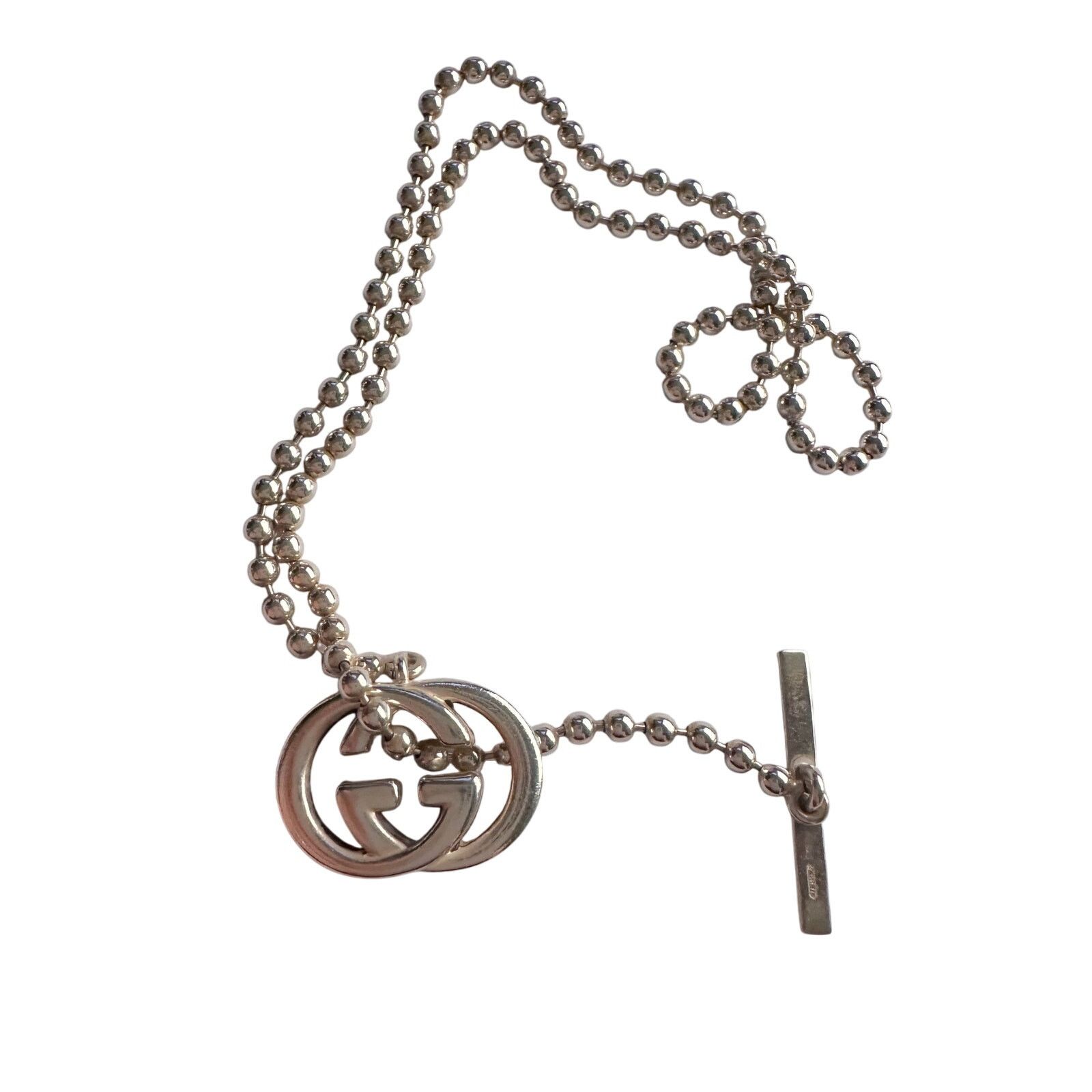 Gucci GUCCI GG Toggle Ball Chain Necklace with Box & Dust Bag Size ONE SIZE - 5 Thumbnail