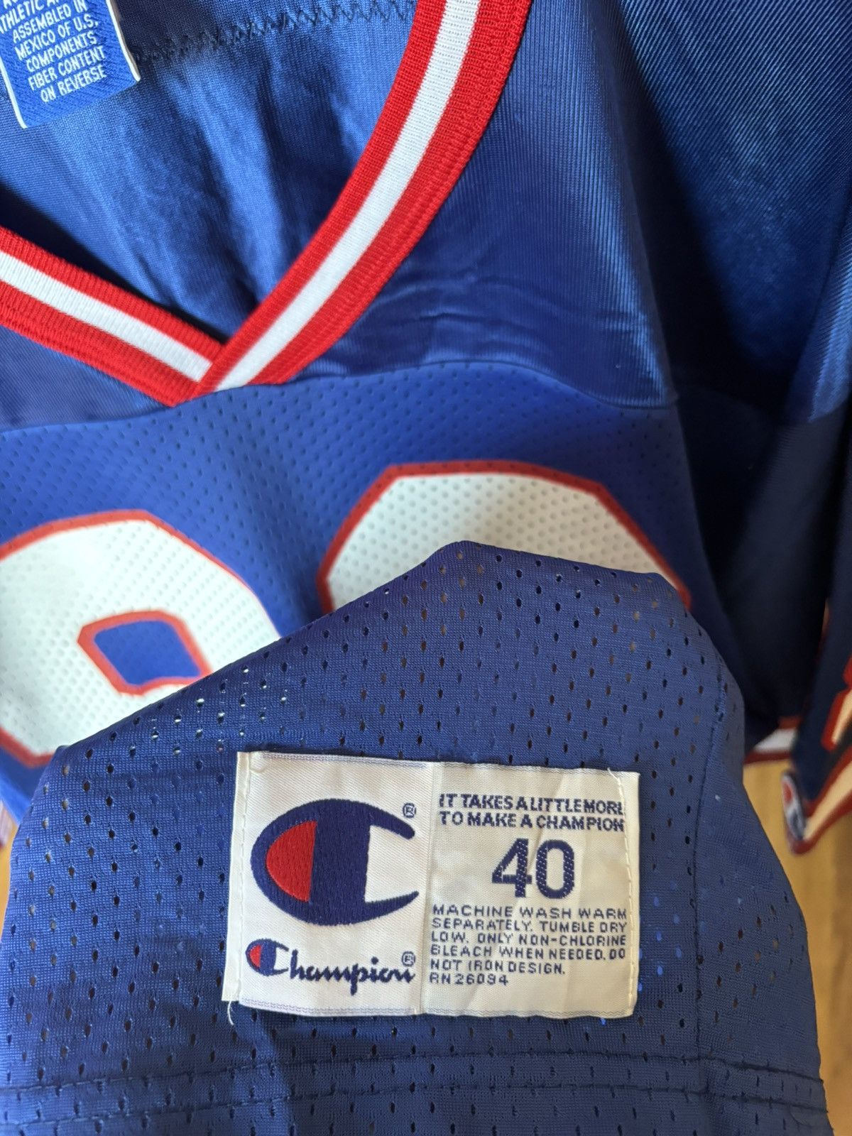Champion New York Giants Jersey NFL baseball champion Ike Hilliard Size US M / EU 48-50 / 2 - 6 Thumbnail