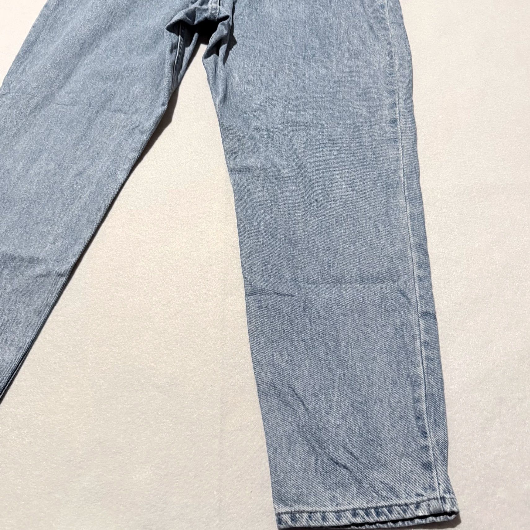 Lee VINTAGE Lee Jeans Women's Blue Denim High Rise Classic Pockets Straight Zip Fly - 32x29 Size 24" / US 00 / IT 34 - 6 Thumbnail