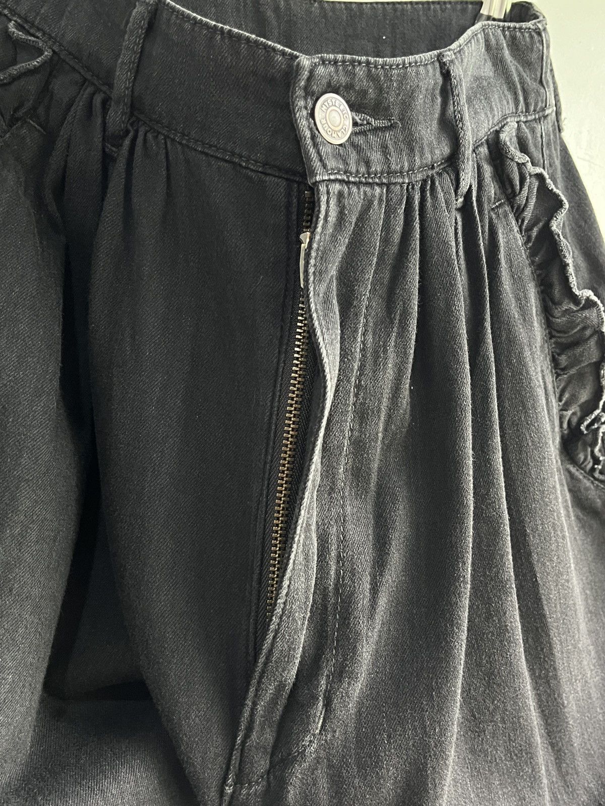 Hysteric Glamour Ruffle Waist Wide-Leg Pants Size US 28 / EU 44 - 10 Thumbnail
