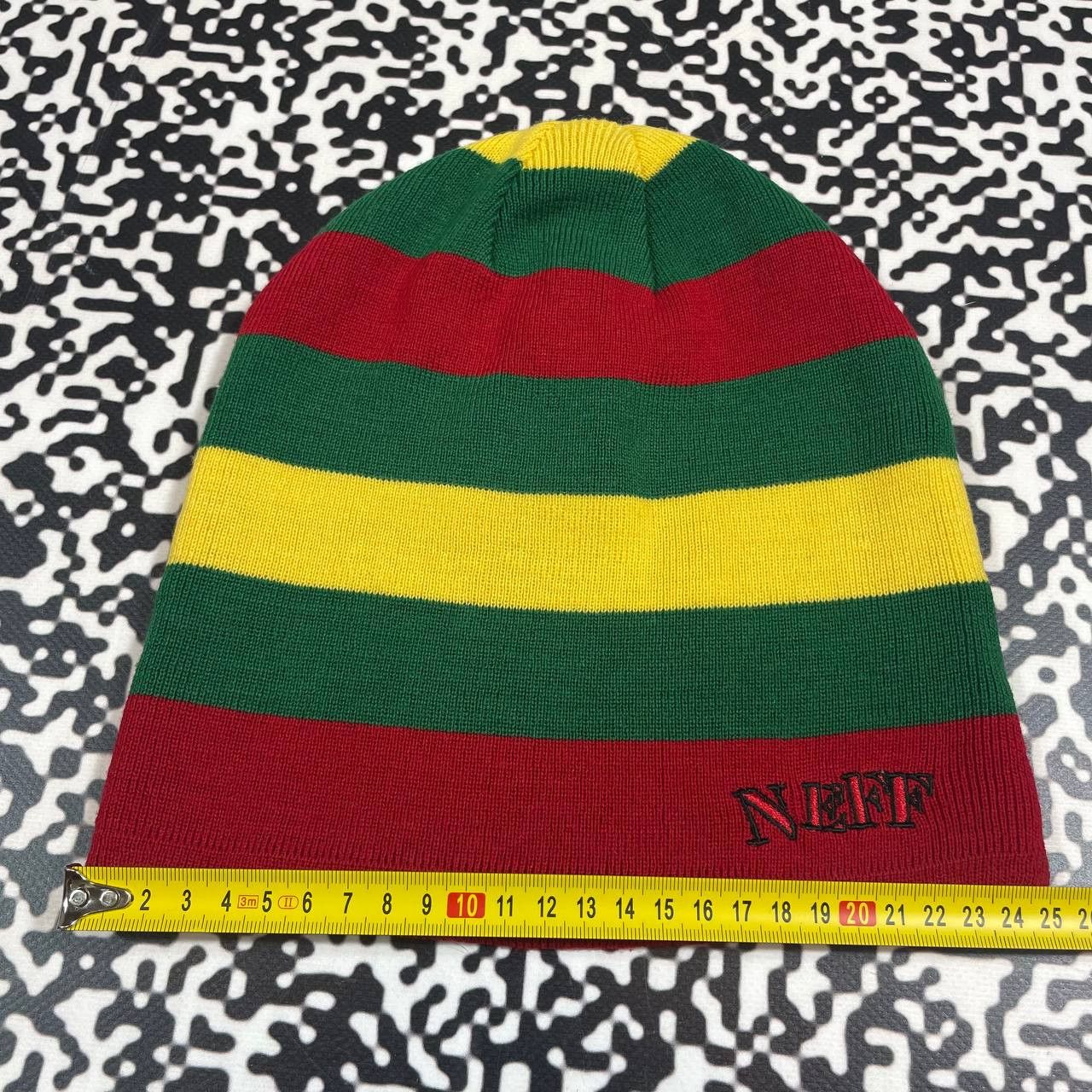 NEFF Vintage Y2K NEFF 2 Side Striped Skate SK8 Style Hat Size ONE SIZE - 11 Thumbnail