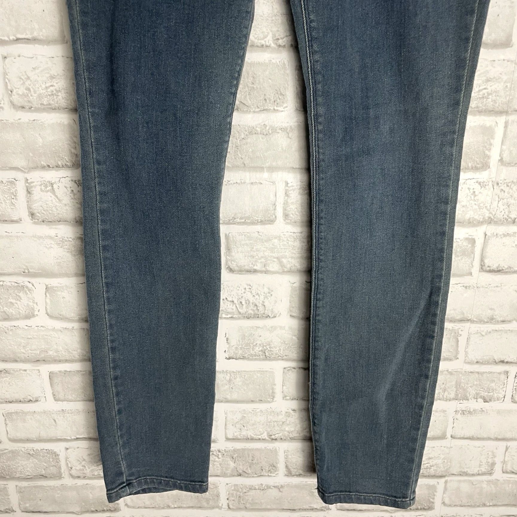 Madewell Madewell Jeans Womens 28x32 Blue High Riser Cotton Blend Size 28" / US 6 / IT 42 - 3 Thumbnail