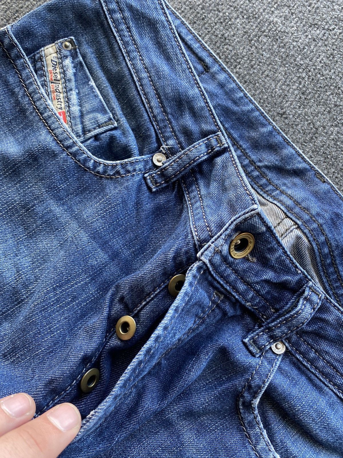 Diesel 🔥Opium Punk Diesel Blue Buster regular slim tapered 34 mens Size US 34 / EU 50 - 18 Thumbnail