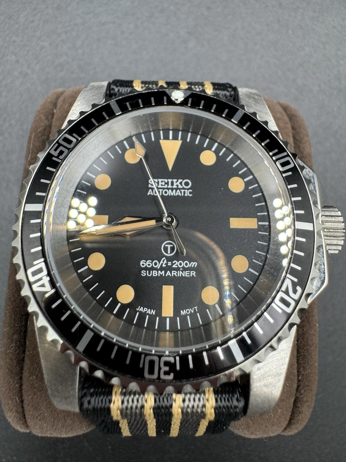 Seiko Brand New Black Seiko MODified Automatic Sub Men’s Watch 40m Size ONE SIZE - 6 Thumbnail