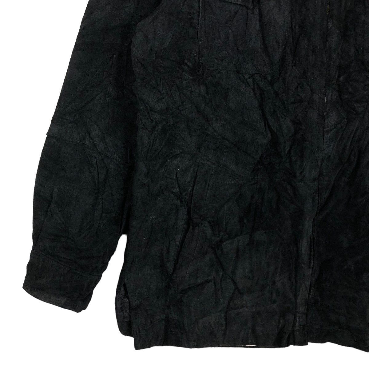 Japanese Brand 🔥Vtg Biker Leather Jacket Seahop Pour Homme Issey Miyake Size US M / EU 48-50 / 2 - 4 Thumbnail