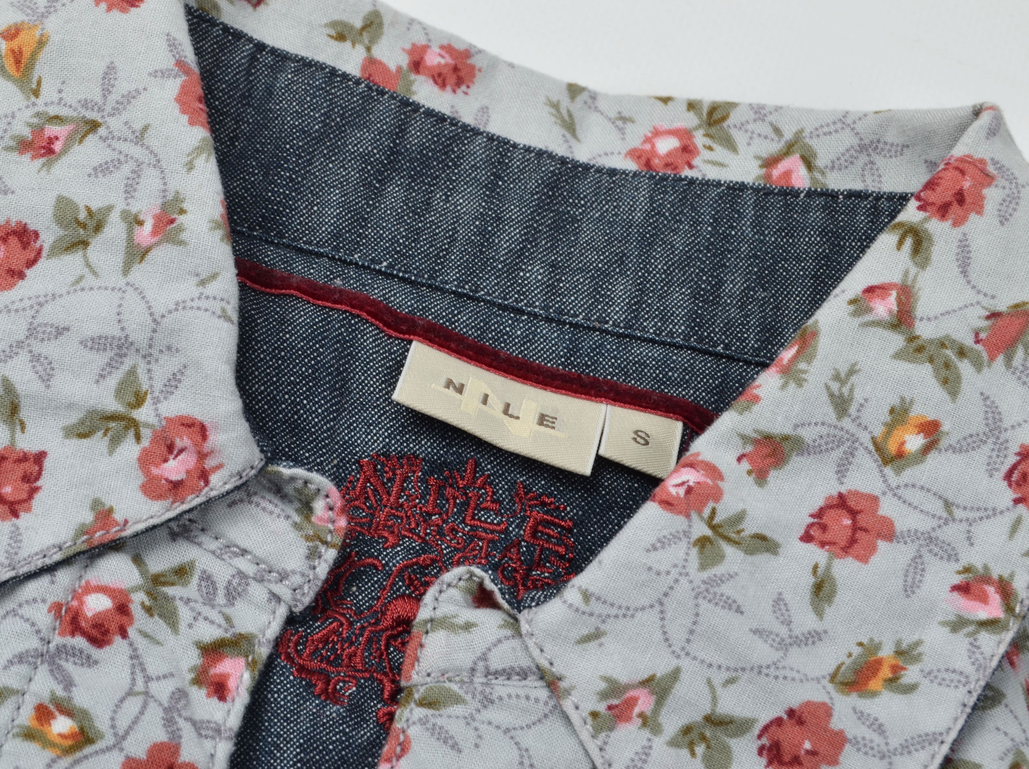 Designer × Vintage Nile Atelier Y2K Cottagecore Western Floral Shirt Size S / US 4 / IT 40 - 8 Thumbnail