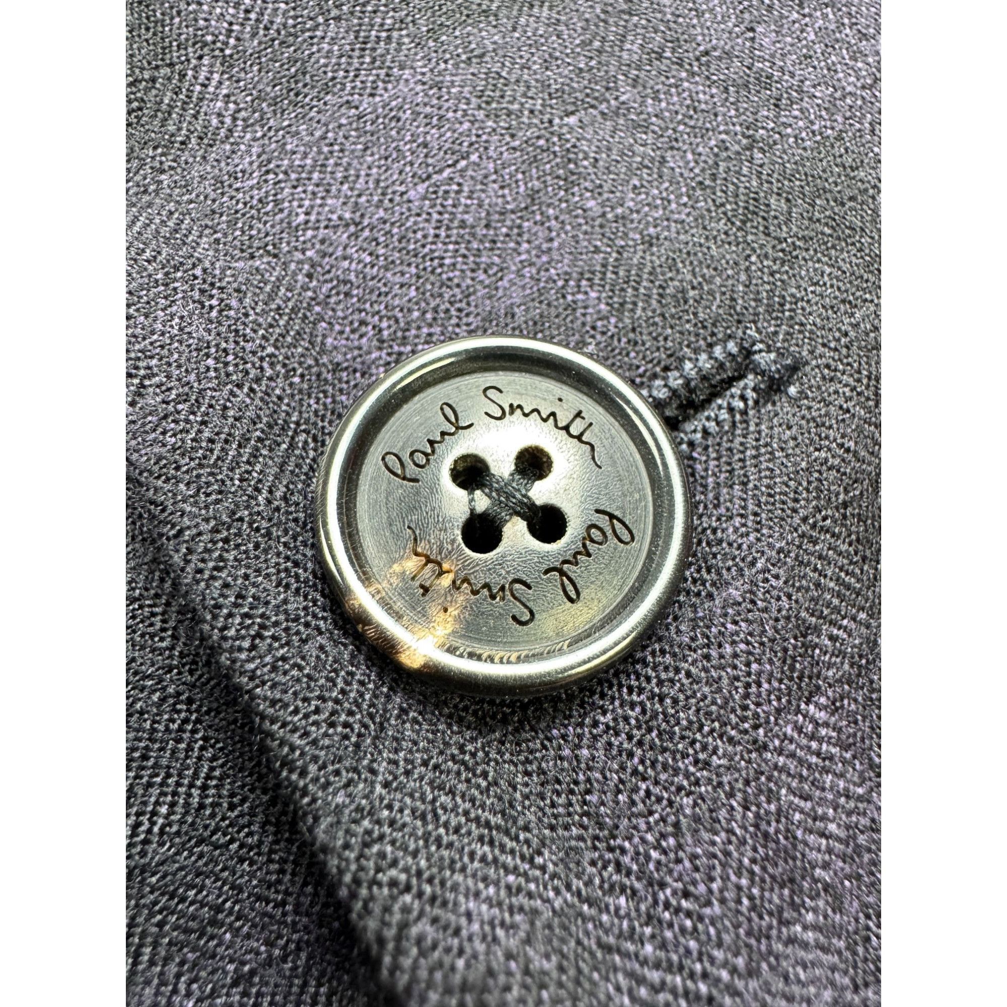 Paul Smith Paul & Smith Checkered Two Button Wool Blazer (Y1261) Size 42R - 6 Thumbnail