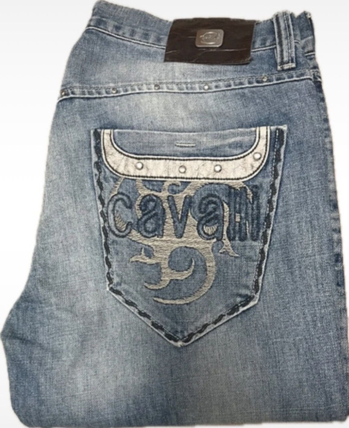 Roberto Cavalli Roberto Cavalli embroidered jeans Size 32" / US 10 / IT 46 - 3 Thumbnail